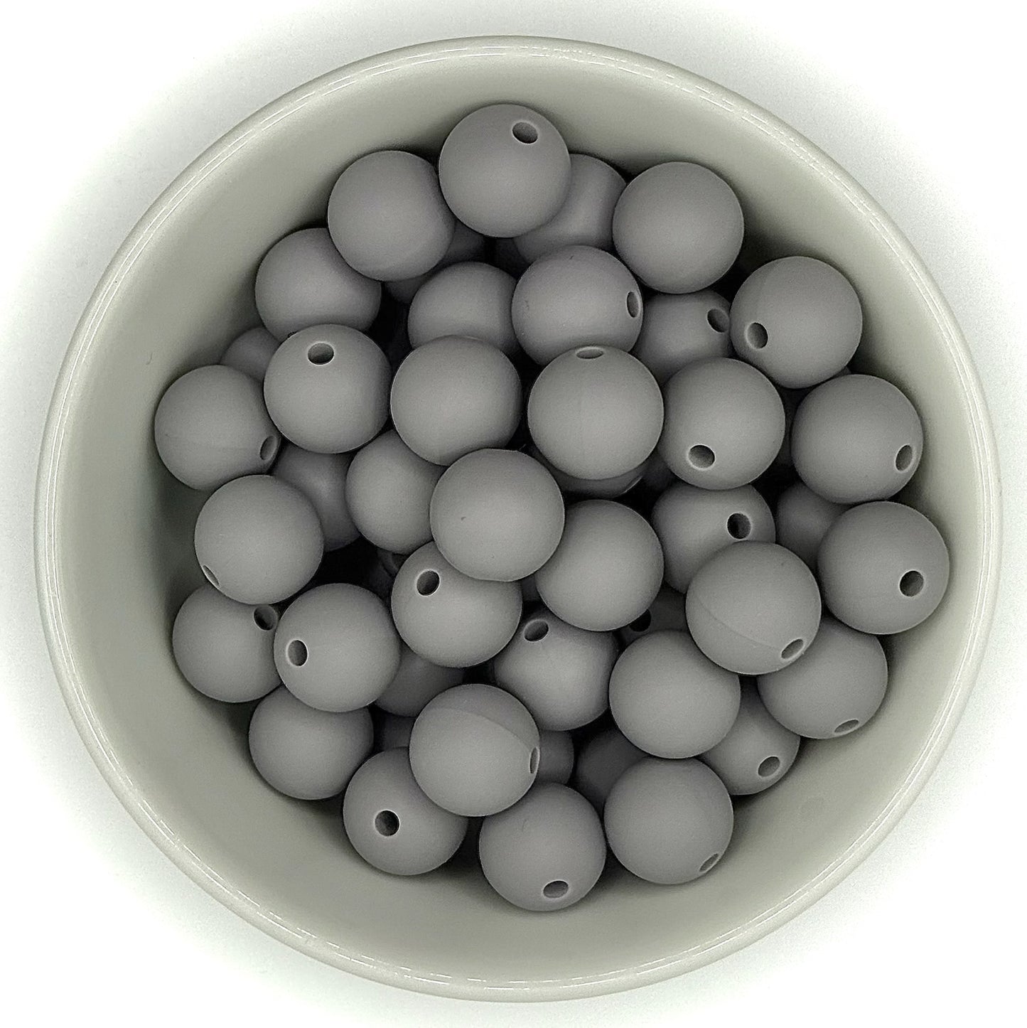 Silicone Round Bead 12mm | Silicone Solid Color Beads