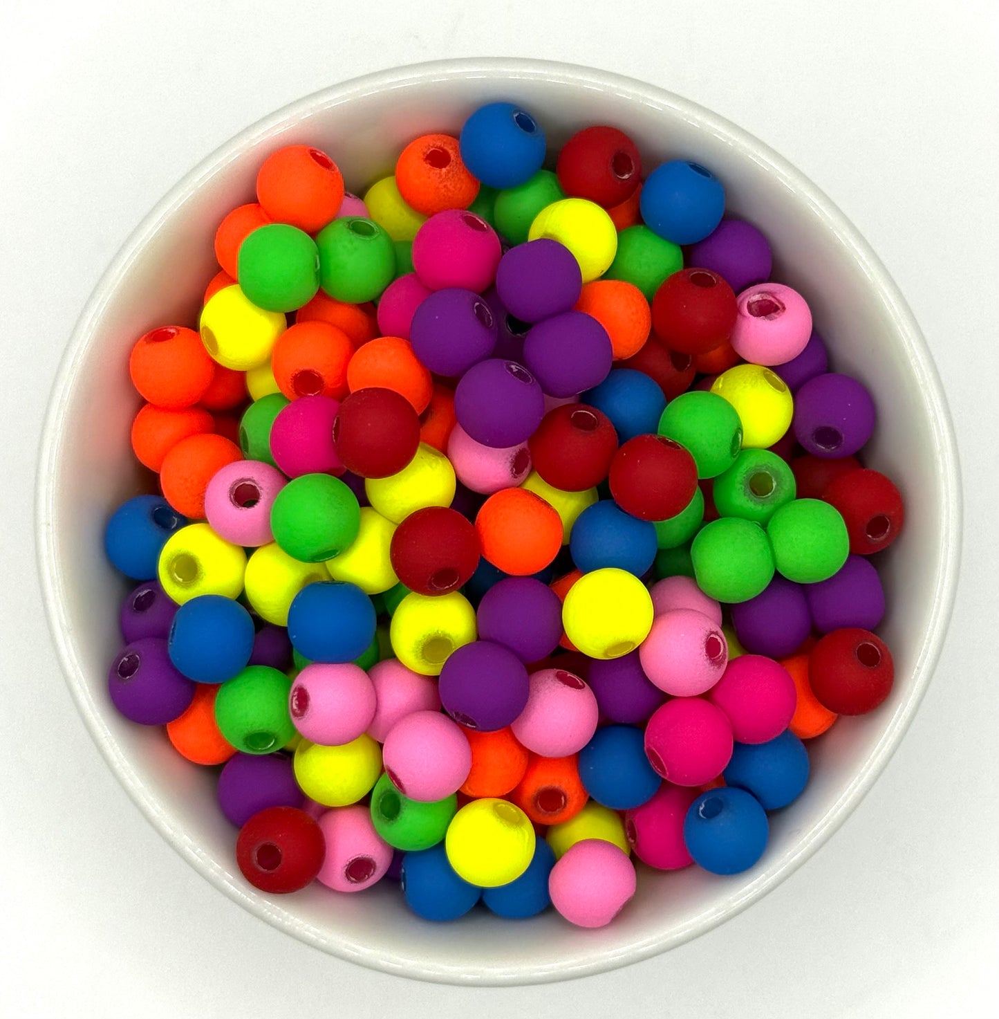 Neon Solid 8mm | Acrylic Beads