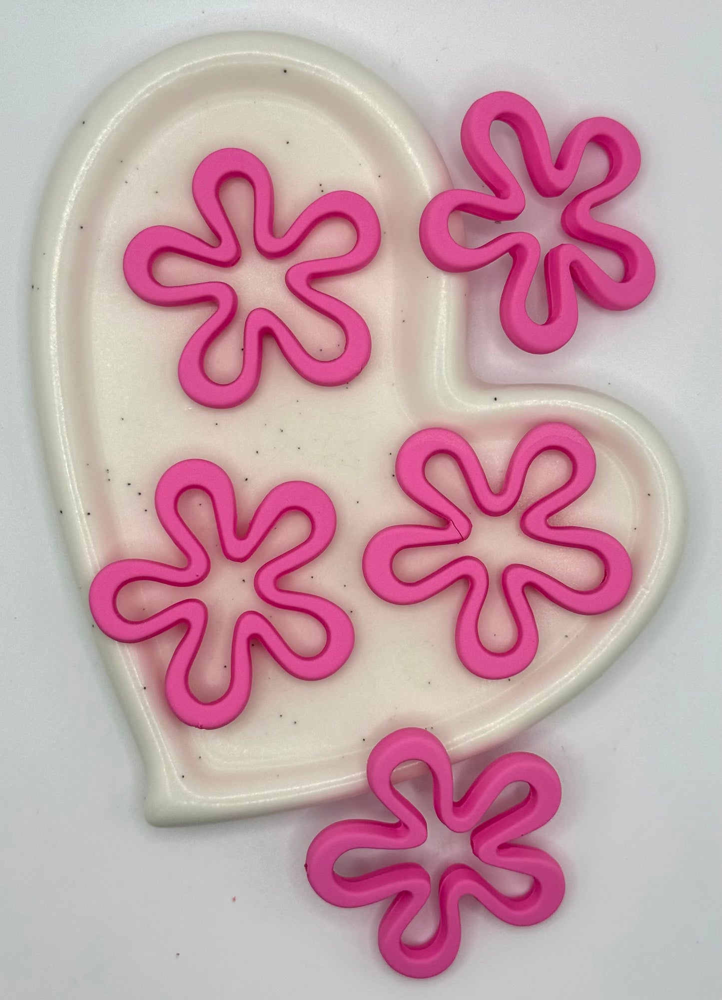 Funky Flower Frame Solid | Acrylic Beads