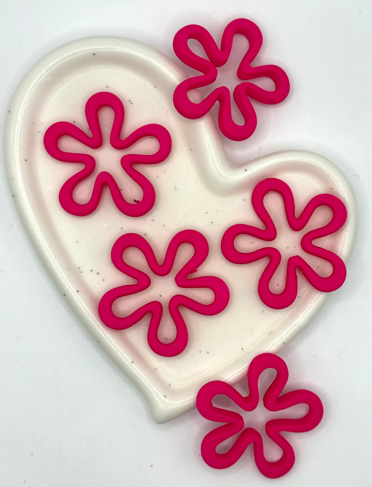 Funky Flower Frame Solid | Acrylic Beads