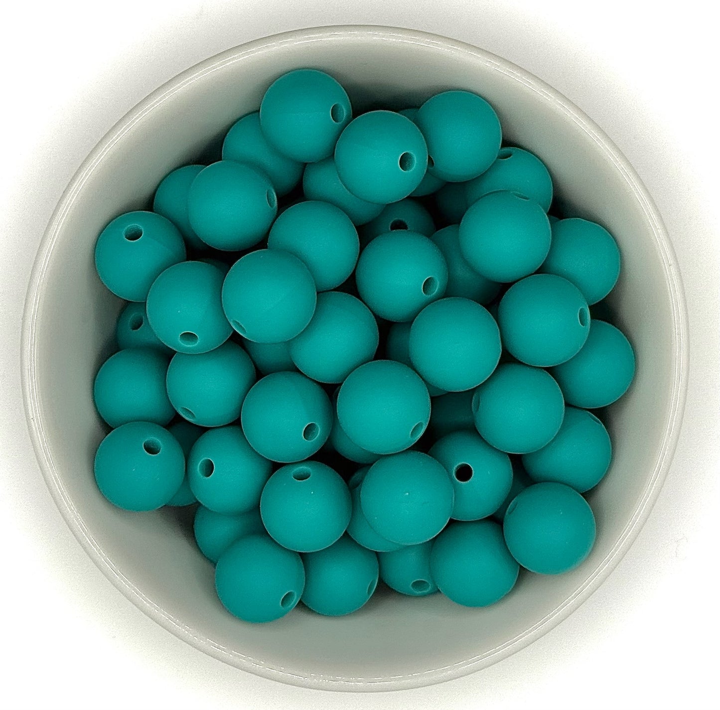Silicone Round Bead 12mm | Silicone Solid Color Beads