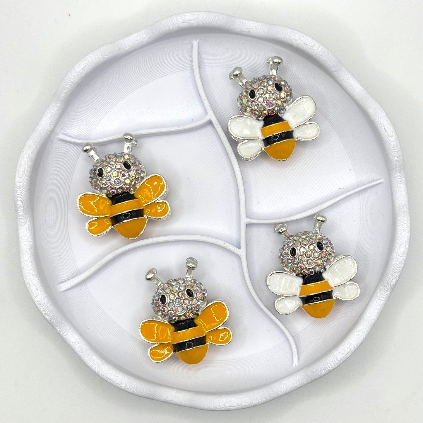 Sparkling Bumble Bee Alloy Focal