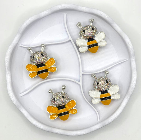 Sparkling Bumble Bee Alloy Focal