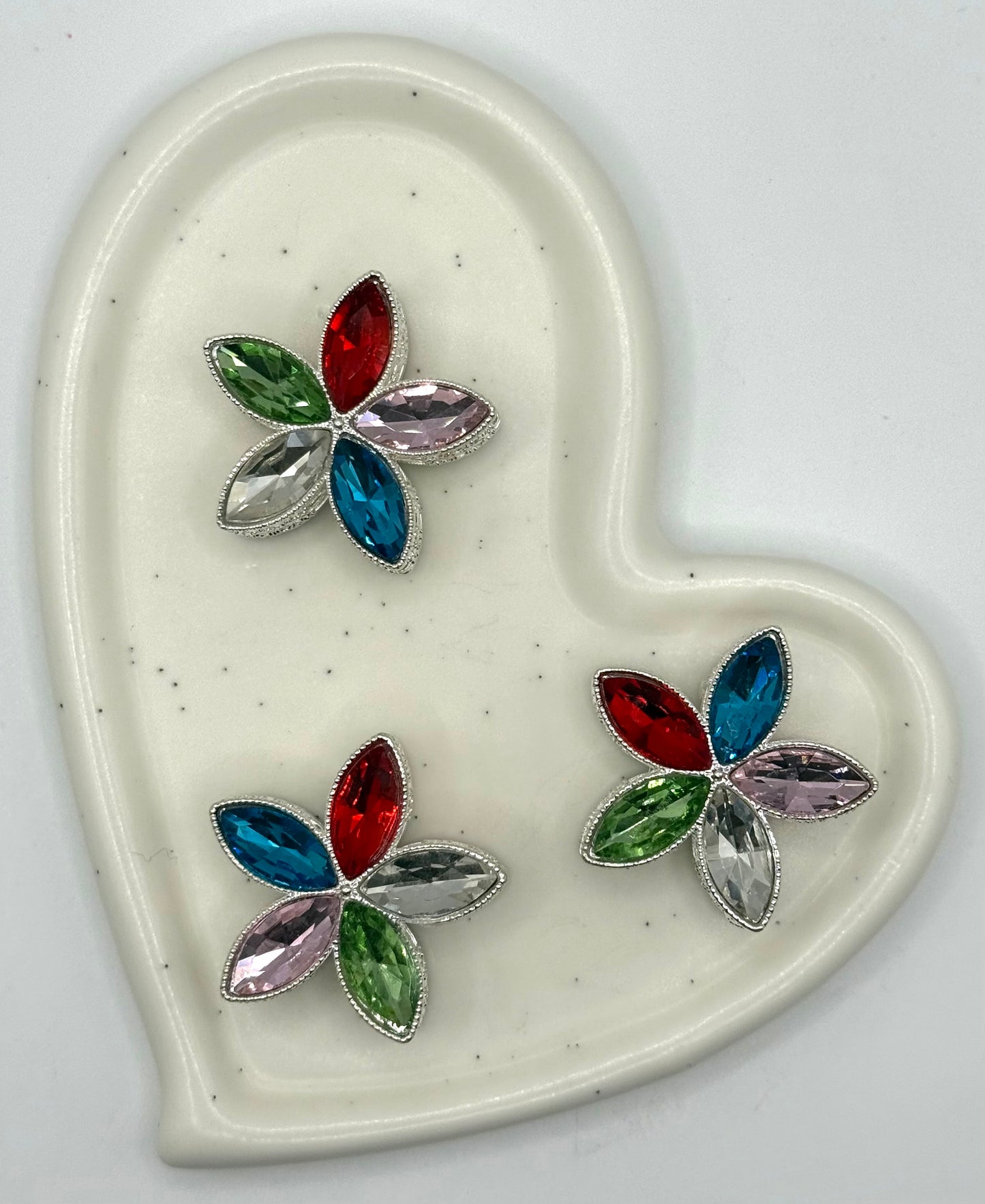 Fancy Alloy Flower w/Gems