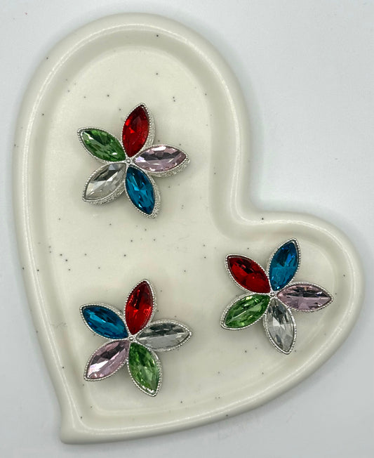 Fancy Alloy Flower w/Gems