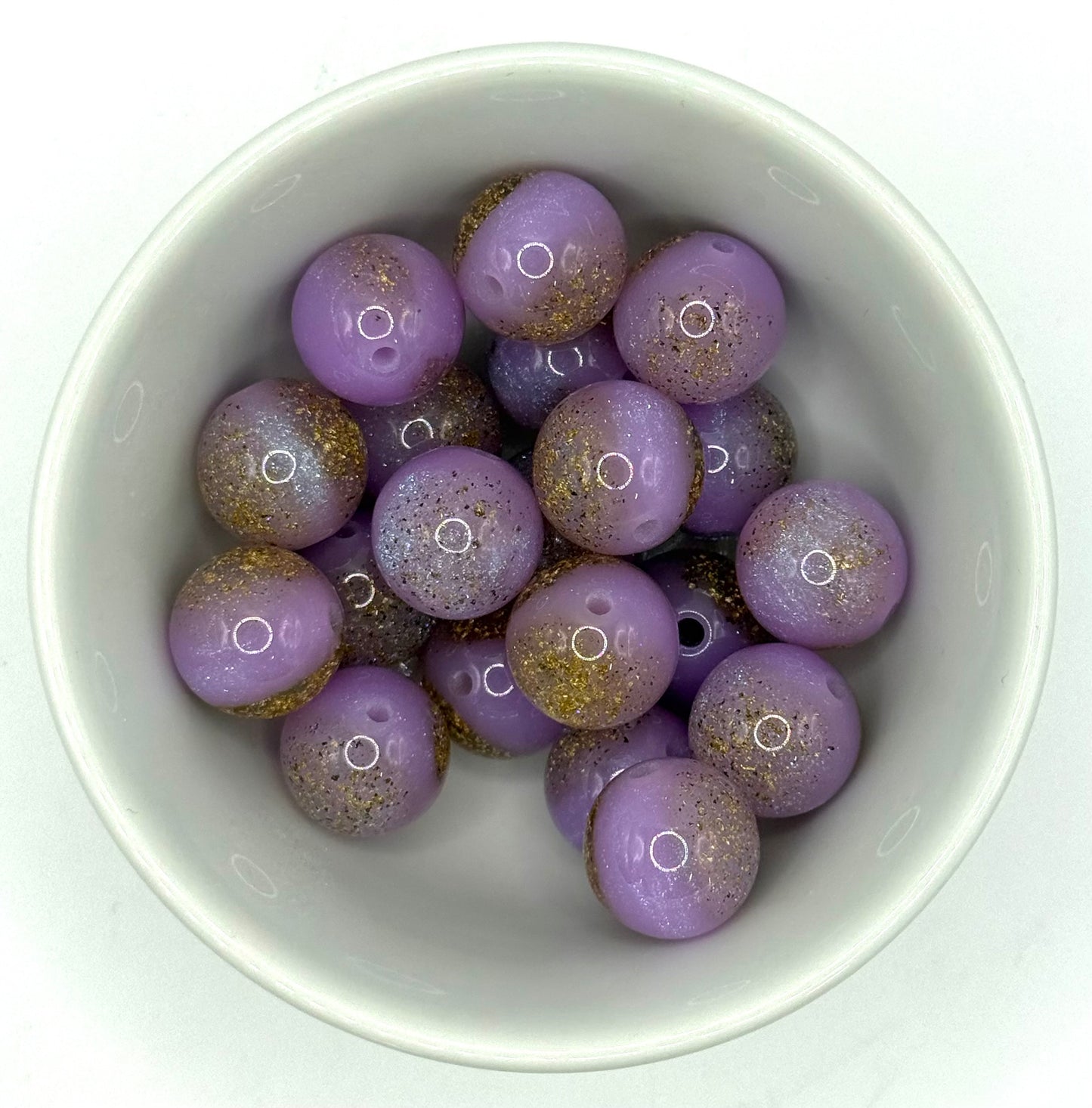 Speckled Glitter Fancy 16mm | Acrylic Beads