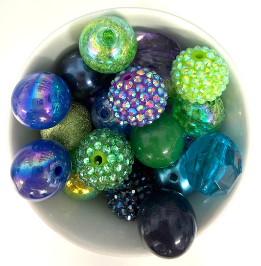 Gem Acrylic Assortment 20mm | Acrylic Beads