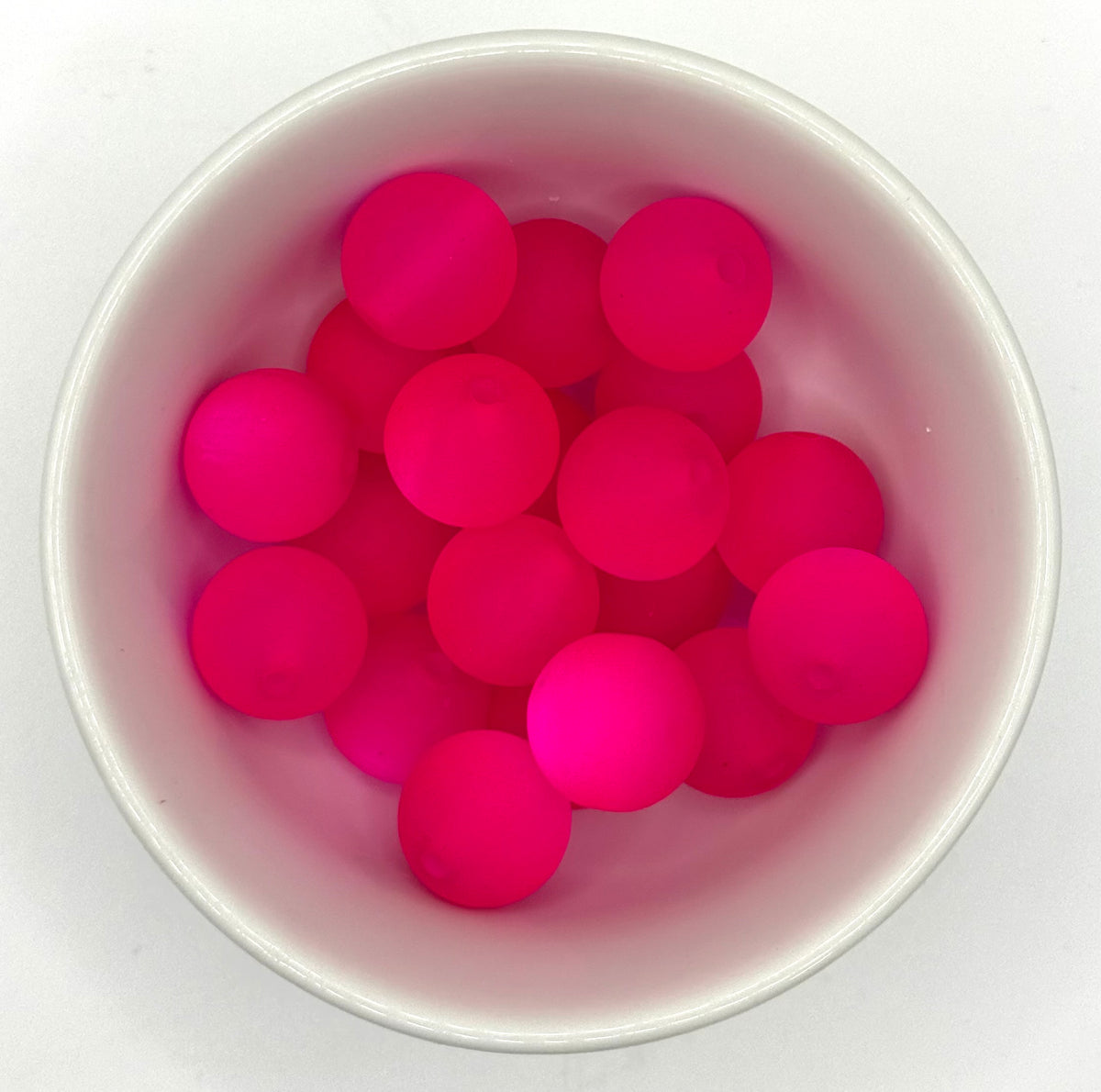 Frosted Acrylic 16mm | Acrylic Beads
