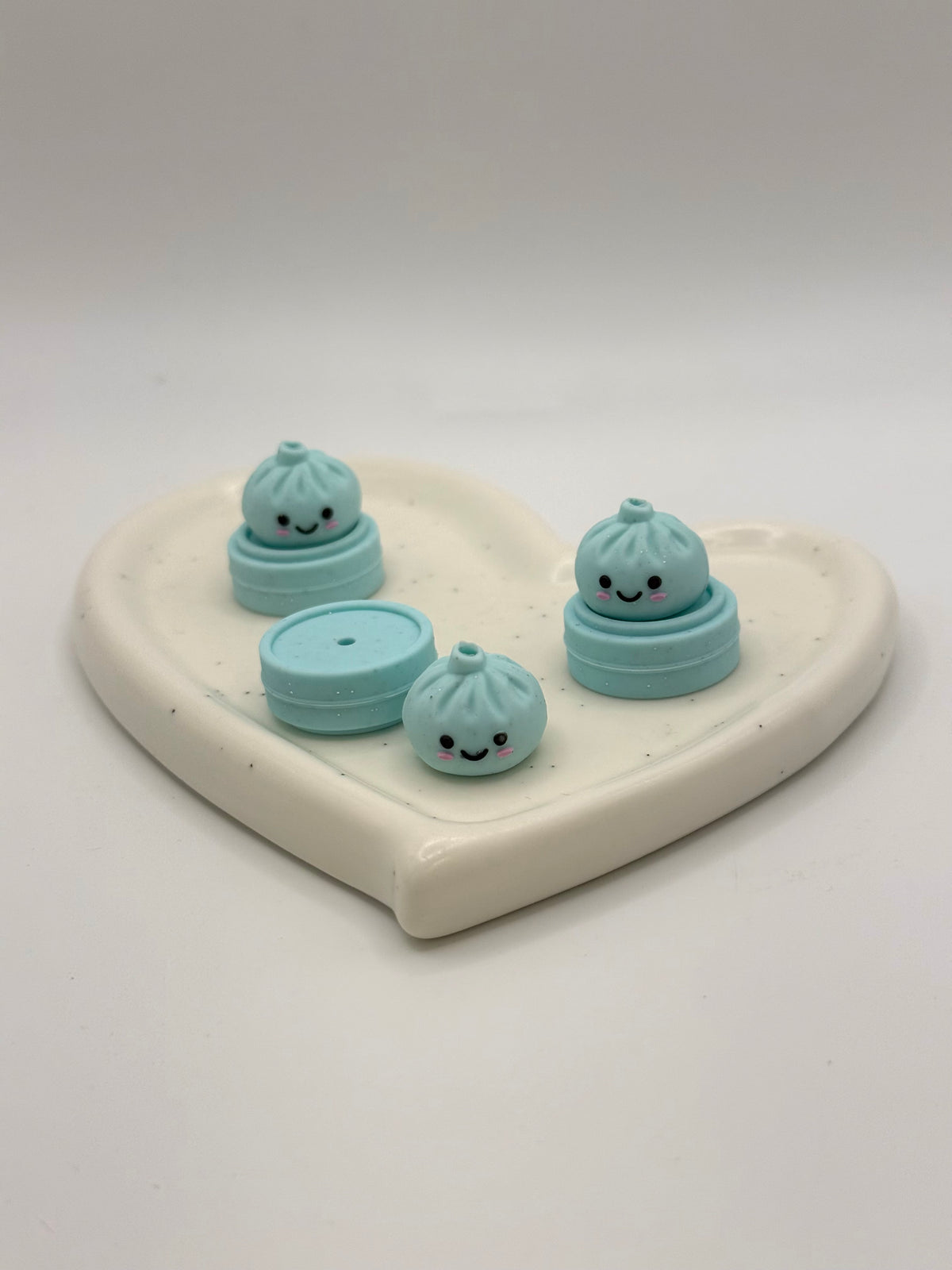 Glitter Dumplings | 3D Silicone Focal Beads