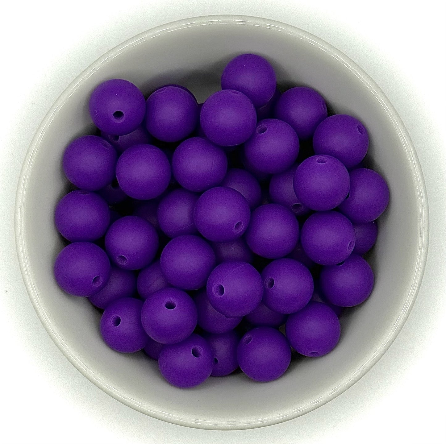 Silicone Round Bead 12mm | Silicone Solid Color Beads