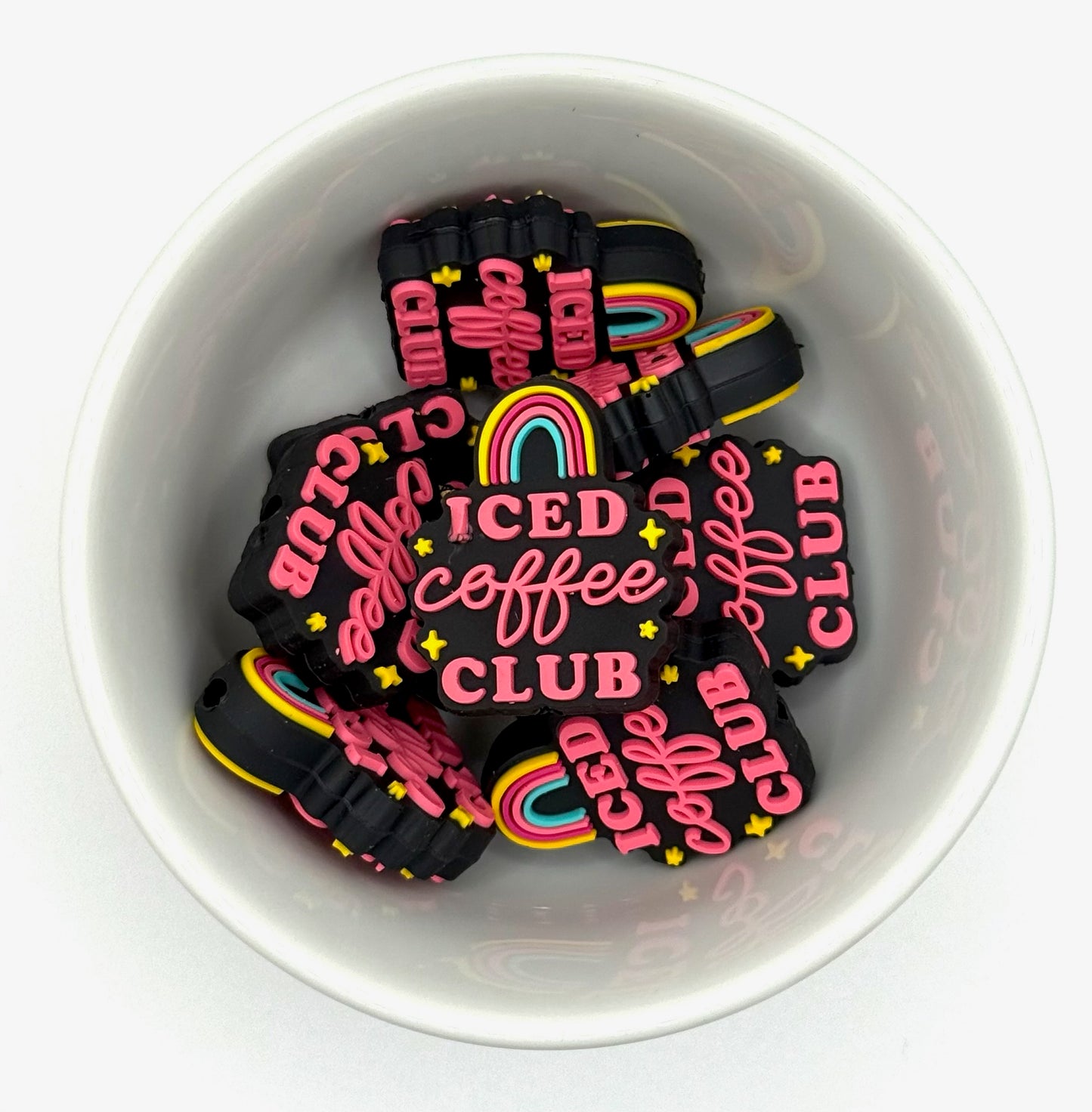 Iced Coffee Club | Silicone Focal Bead