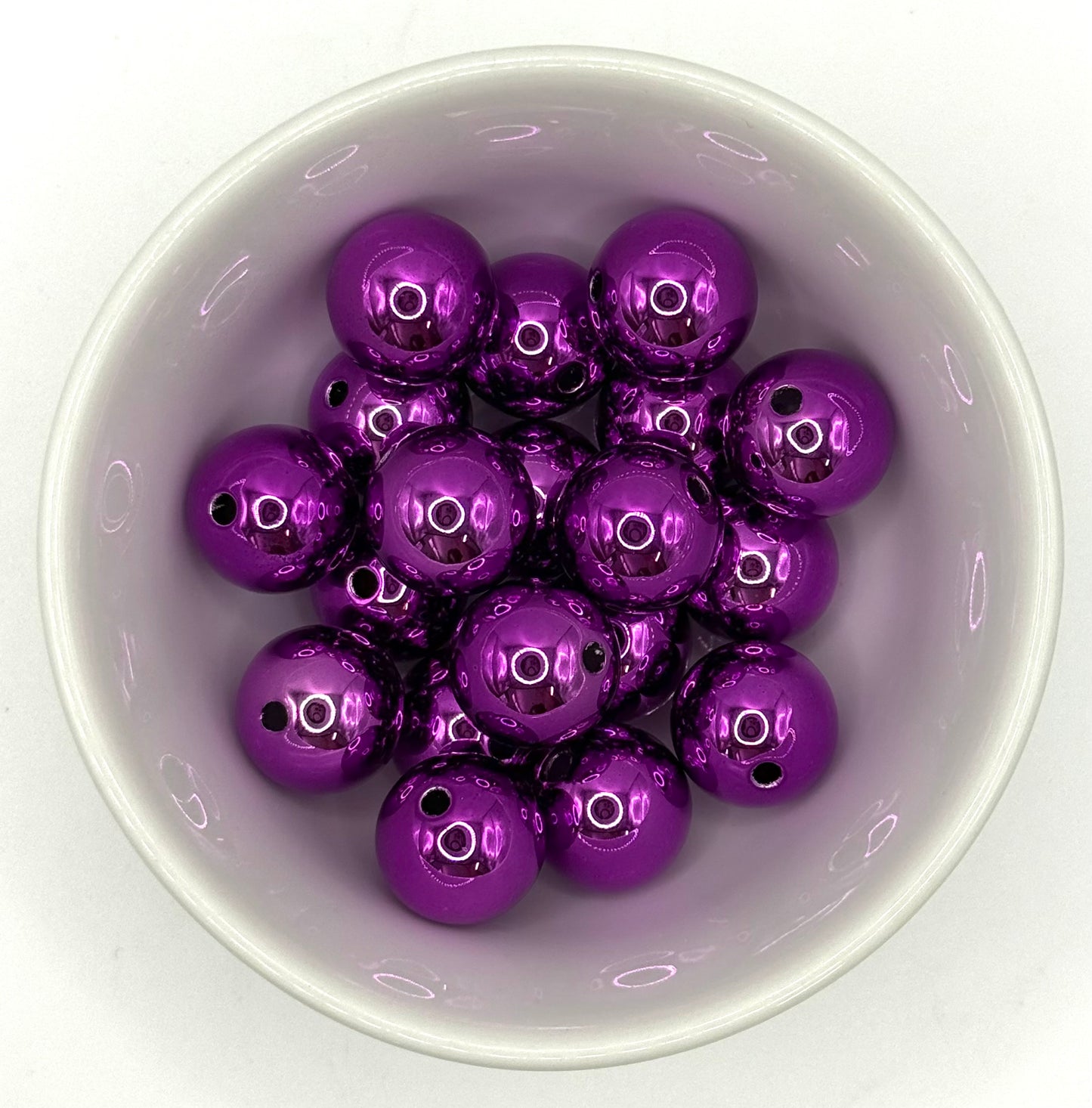 Metallic Acrylic Beads 16mm | Acrylic Beads