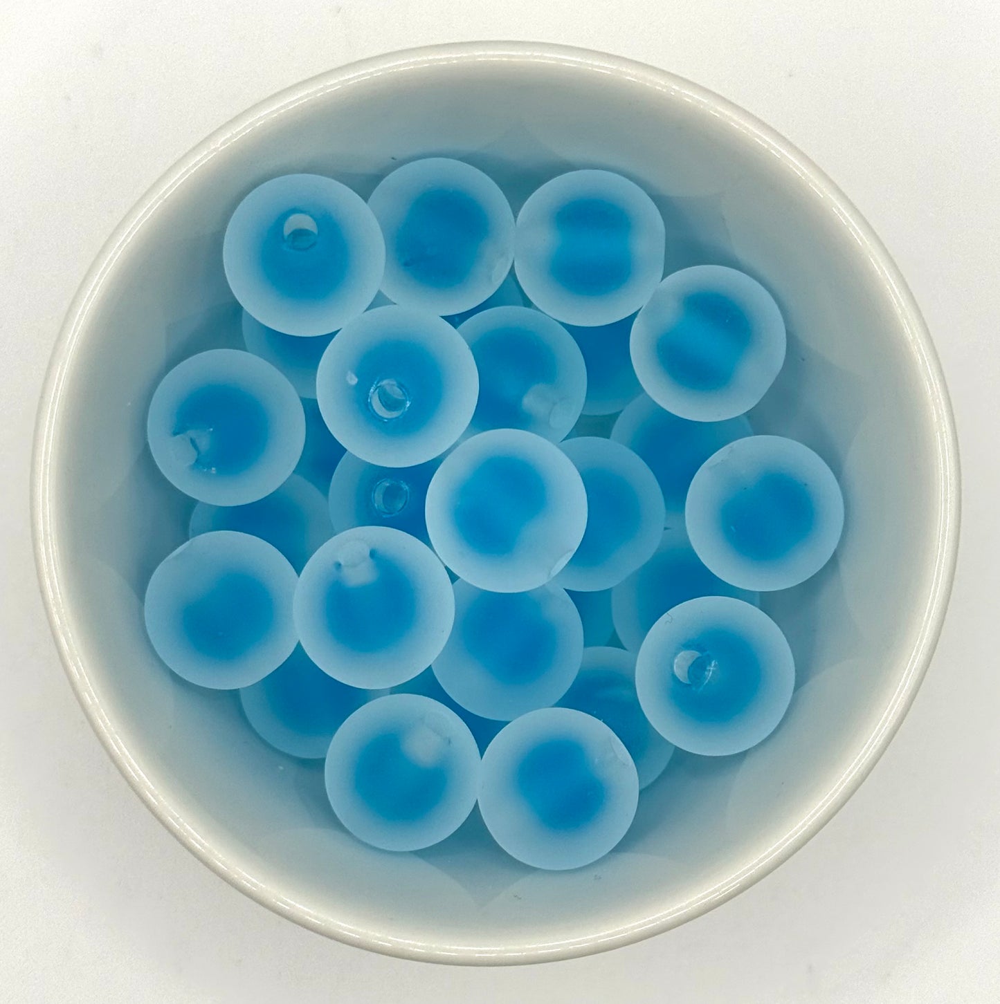 Colour Filled Frosted 16mm | Acrylic Beads