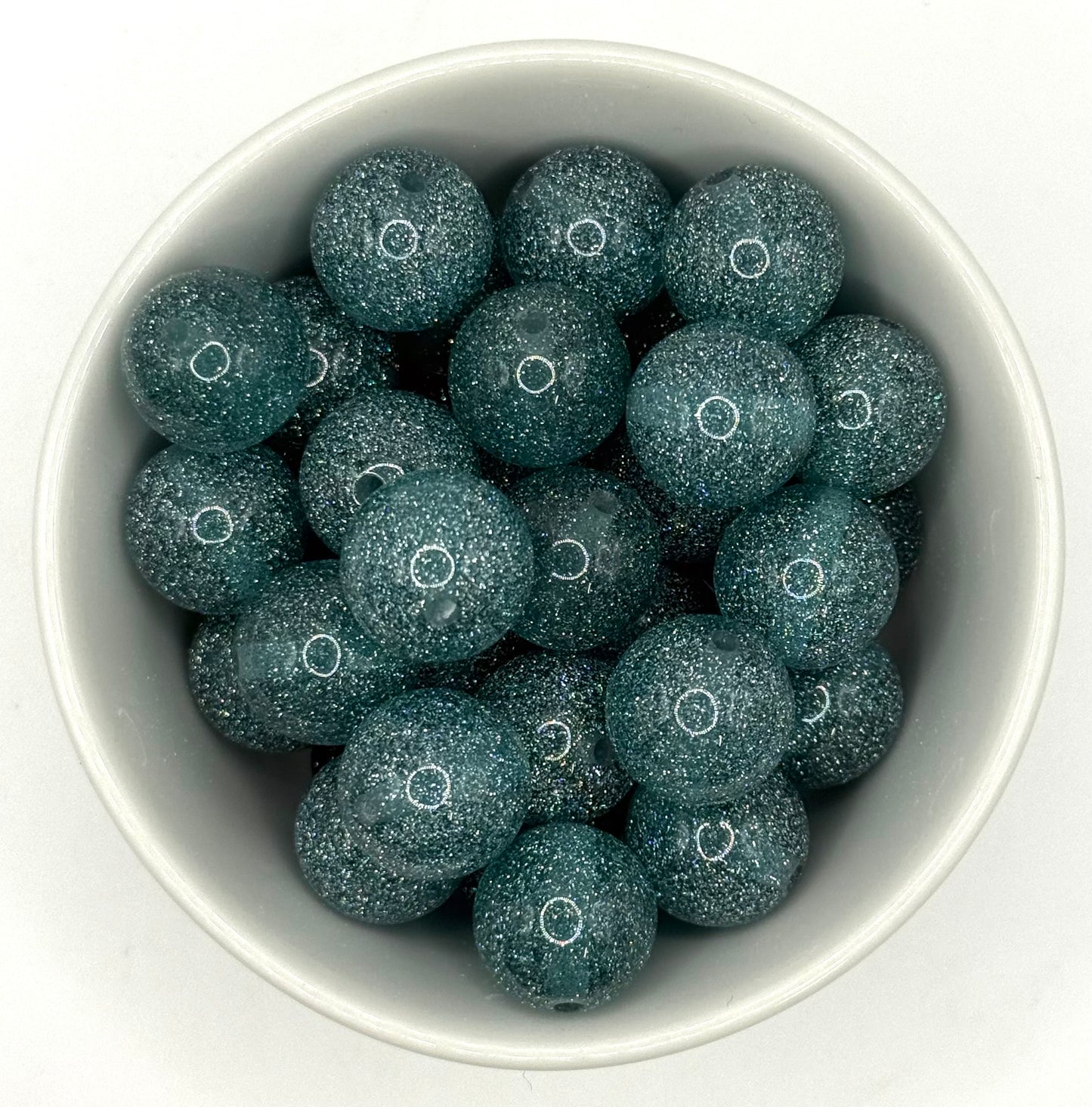 Glitter Acrylic 16mm | Acrylic Beads