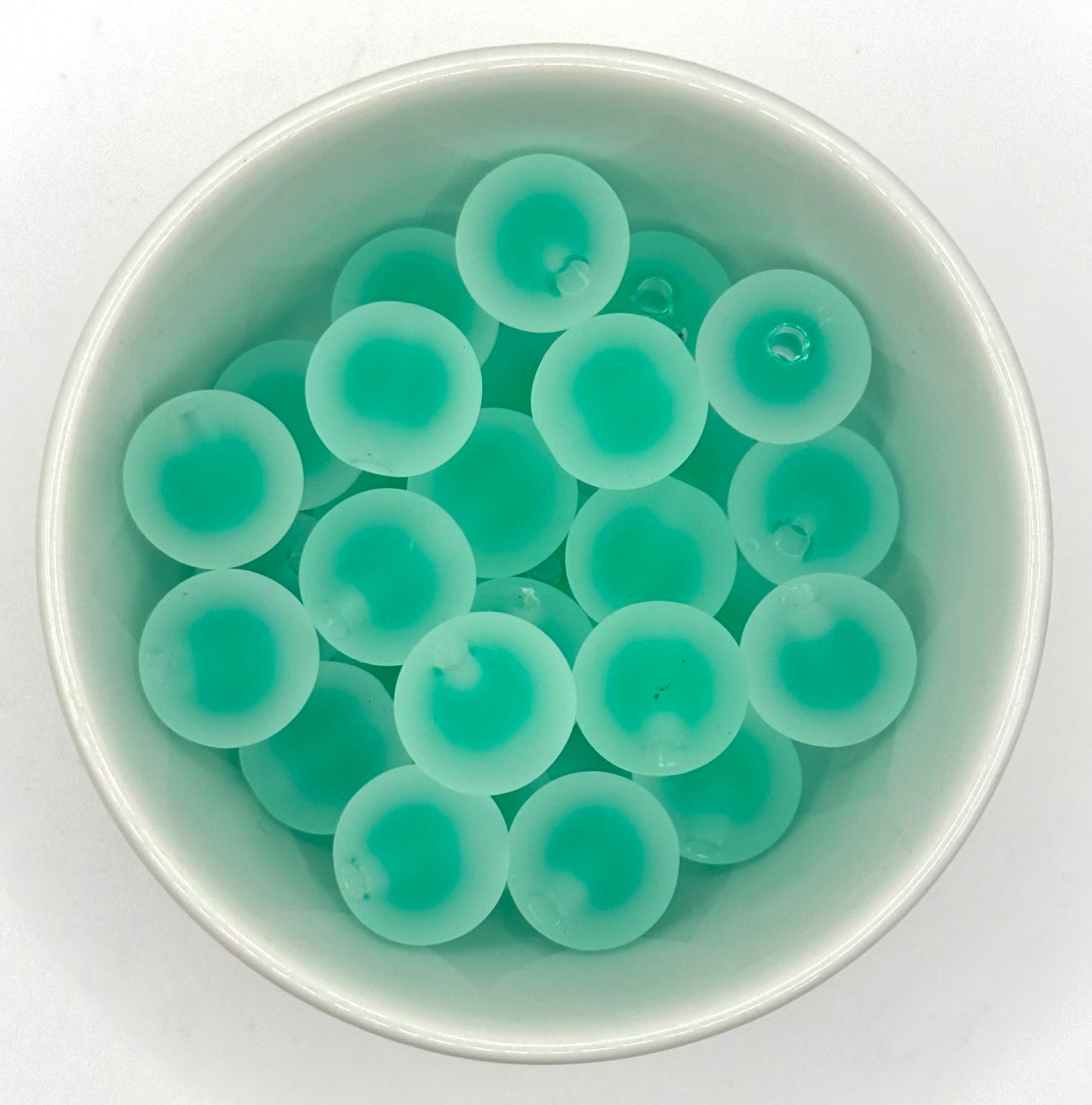 Colour Filled Frosted 16mm | Acrylic Beads