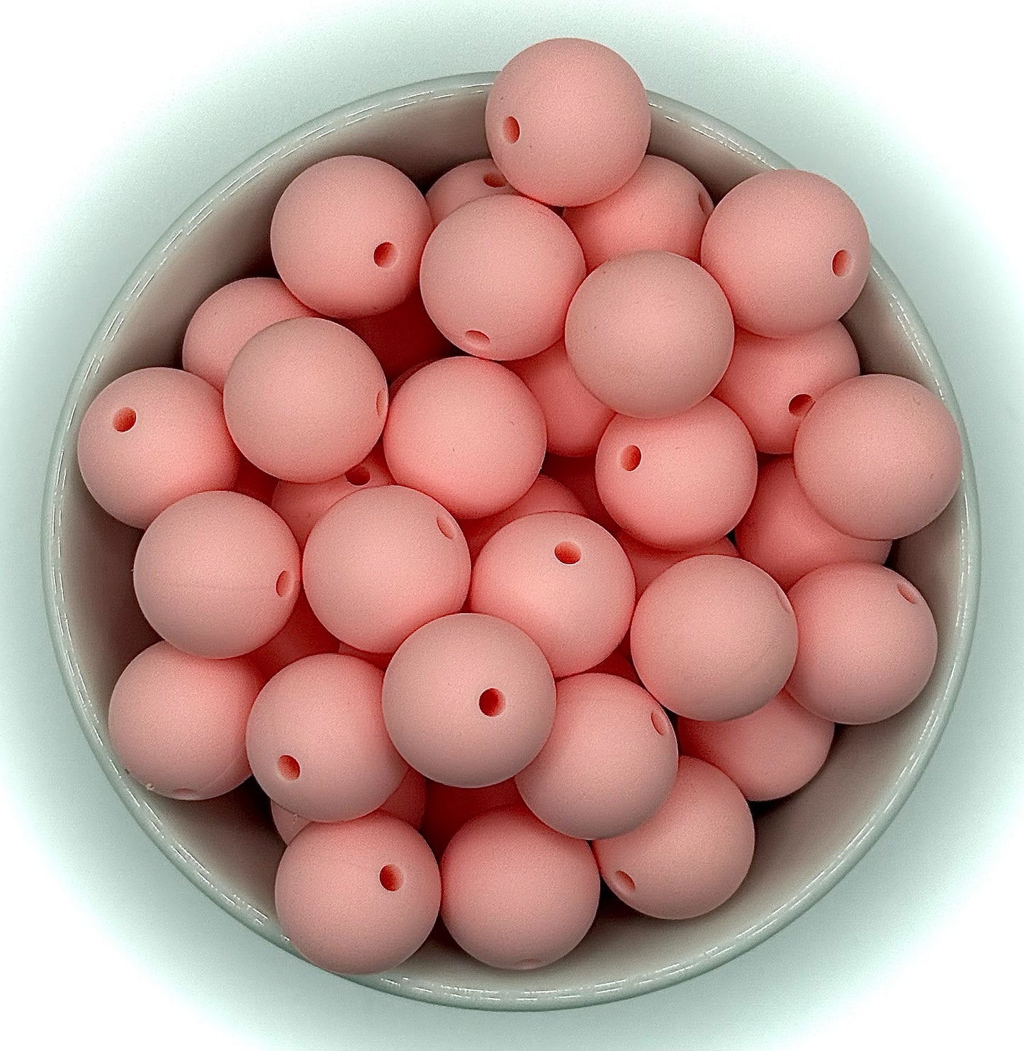 Silicone Solid Colour 15mm Beads | Silicone Beads Round
