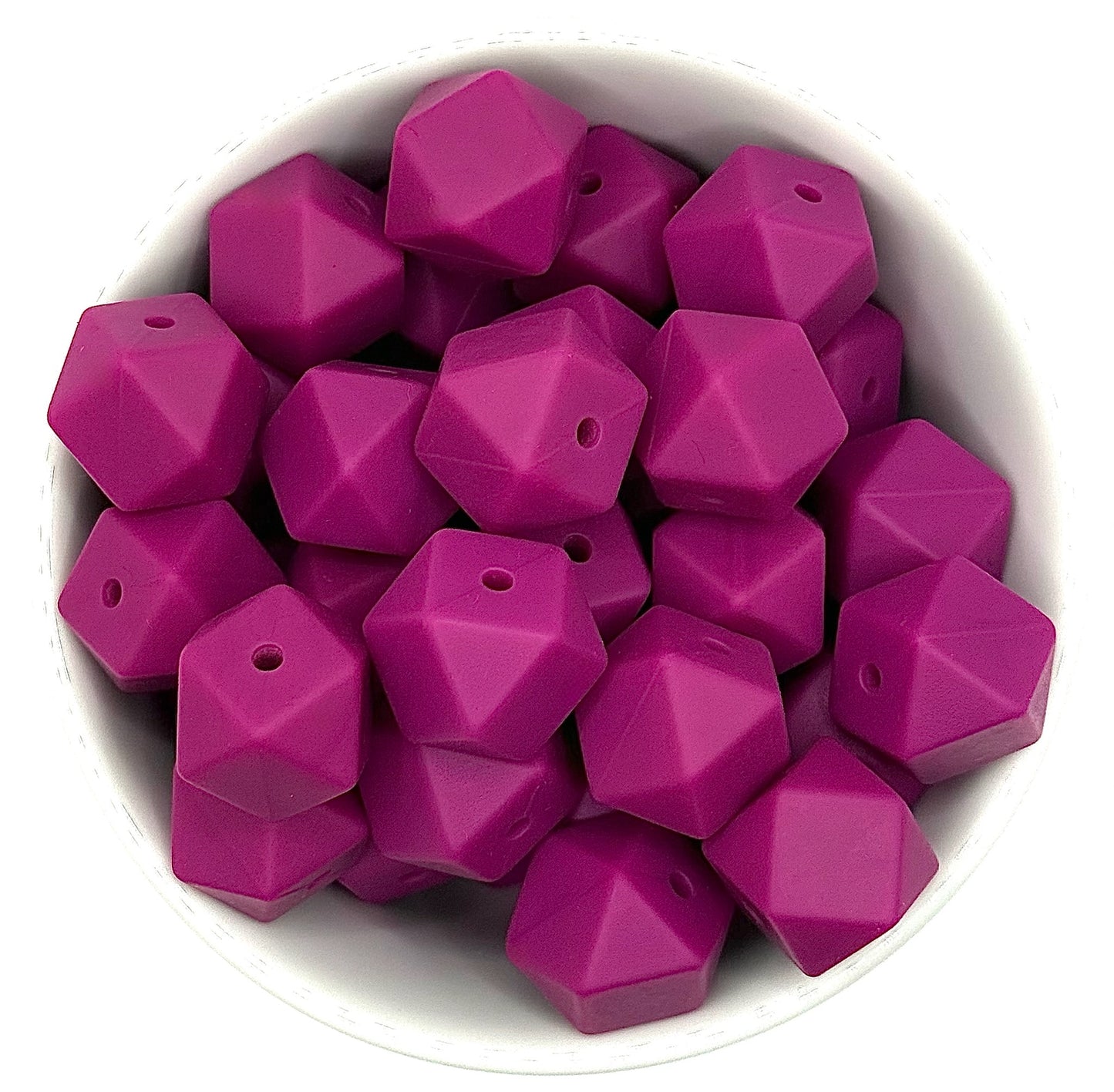 Hexagon 14mm | Silicone Beads