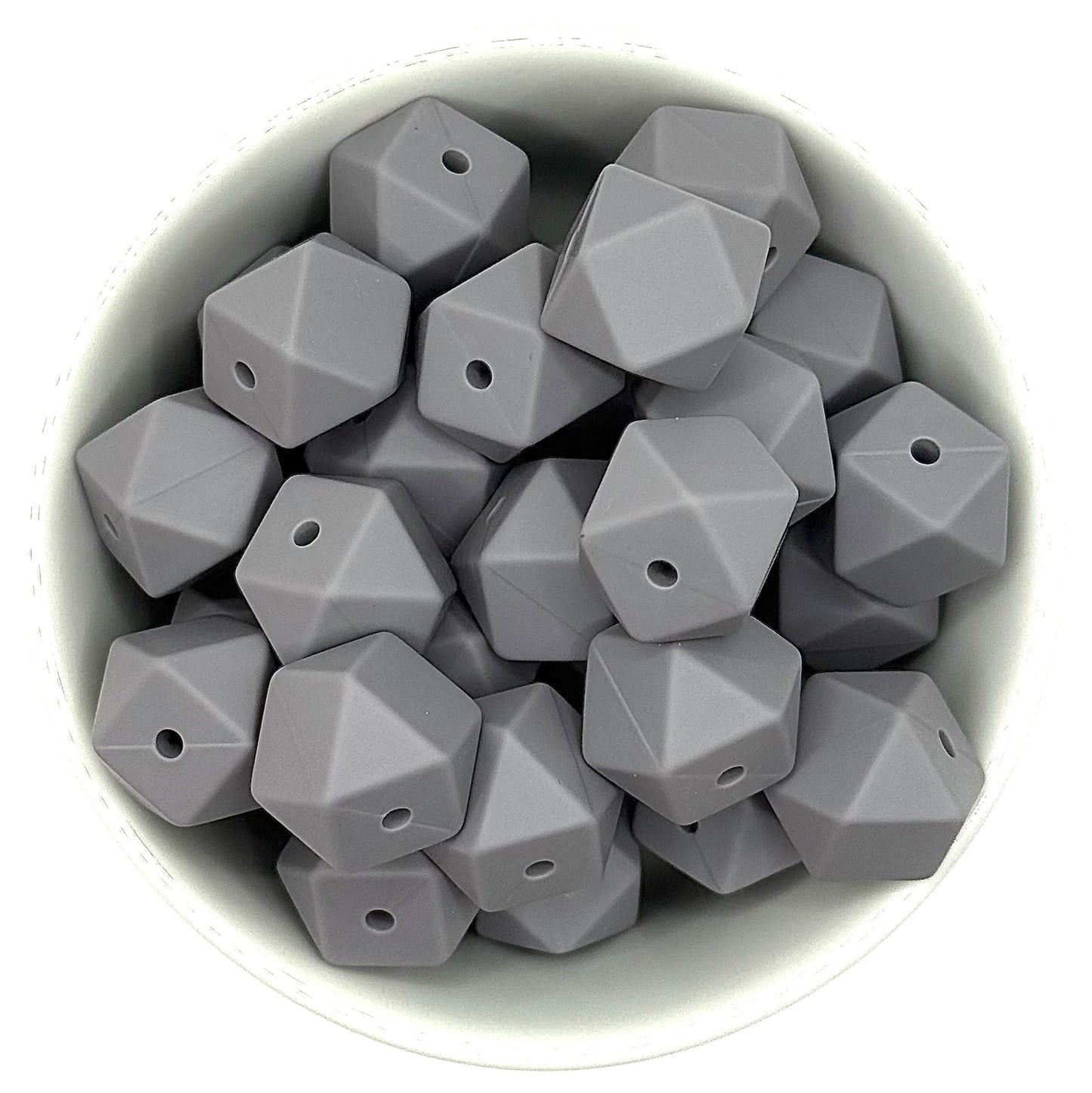 Hexagon 14mm | Silicone Beads