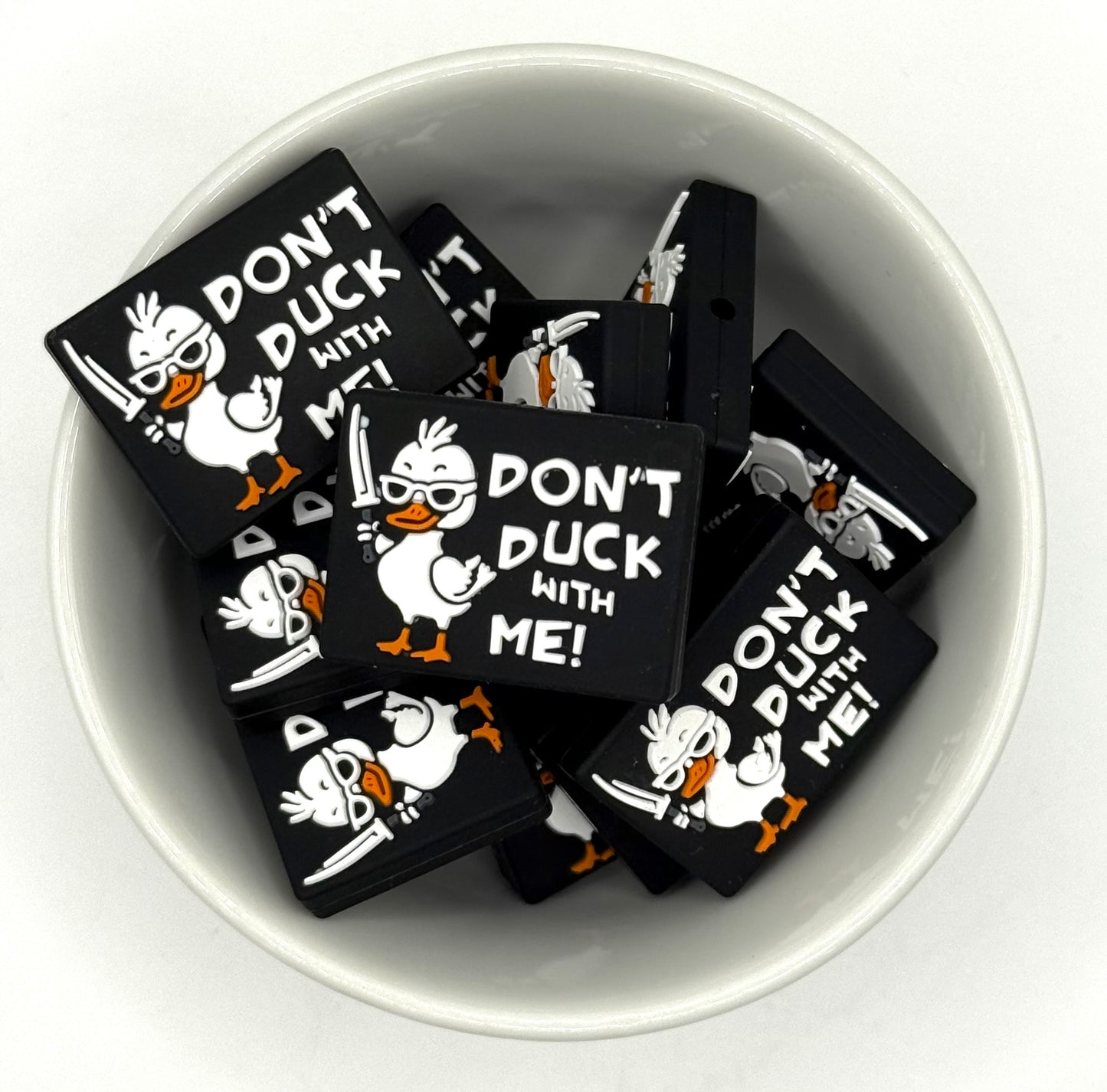 Don’t Duck With Me! 🦆🔪 | Silicone Focal Bead