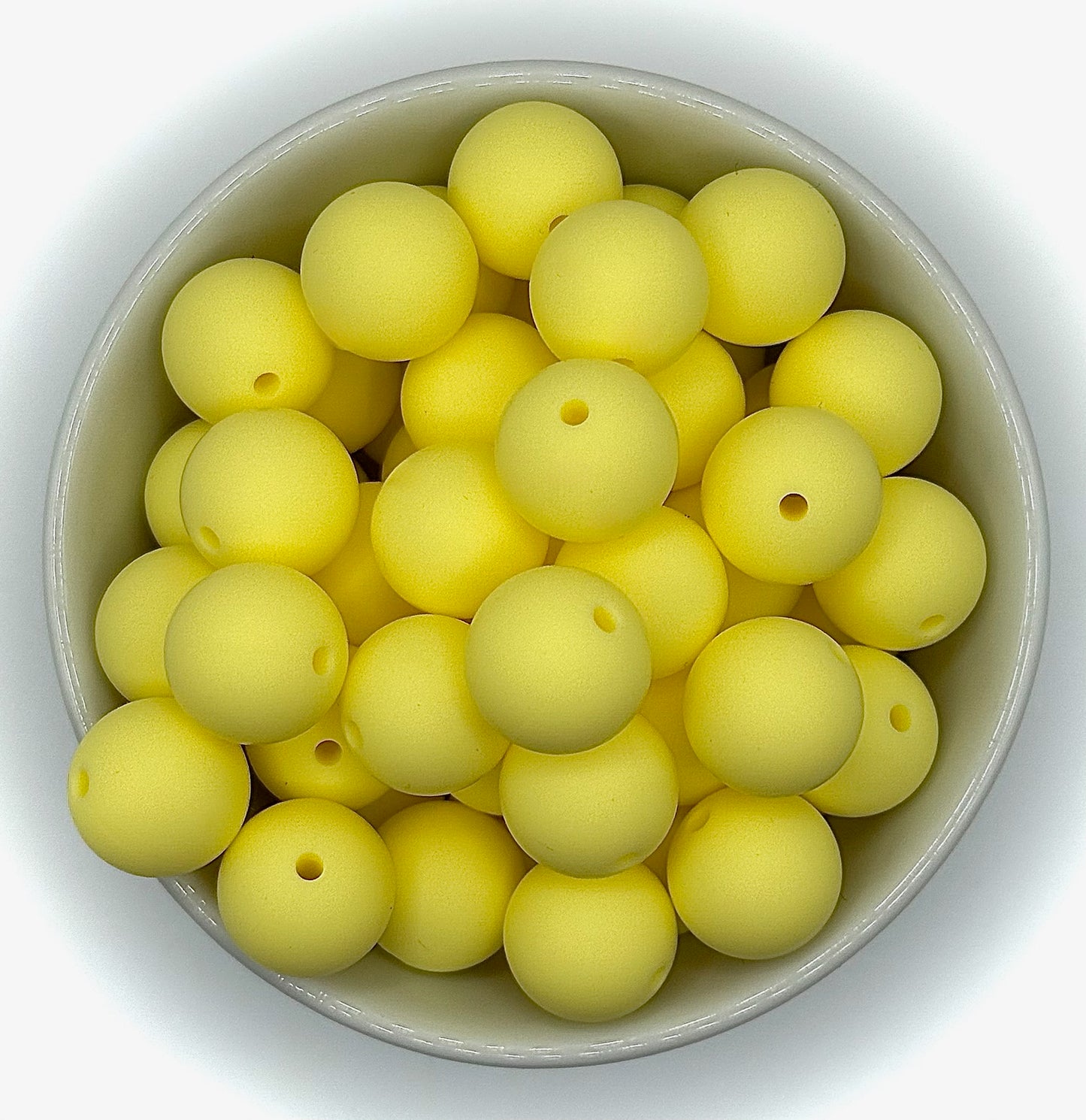 Silicone Solid Colour 15mm Beads | Silicone Beads Round