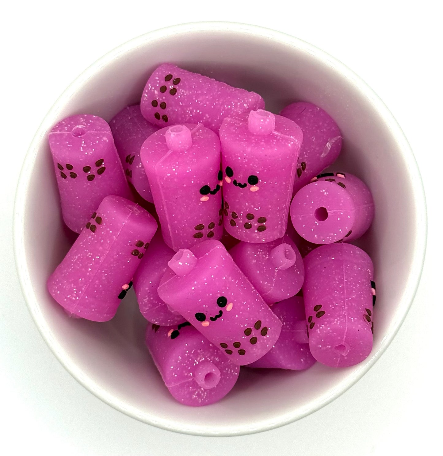 3D Smilie Tumbler | Silicone Focal Bead