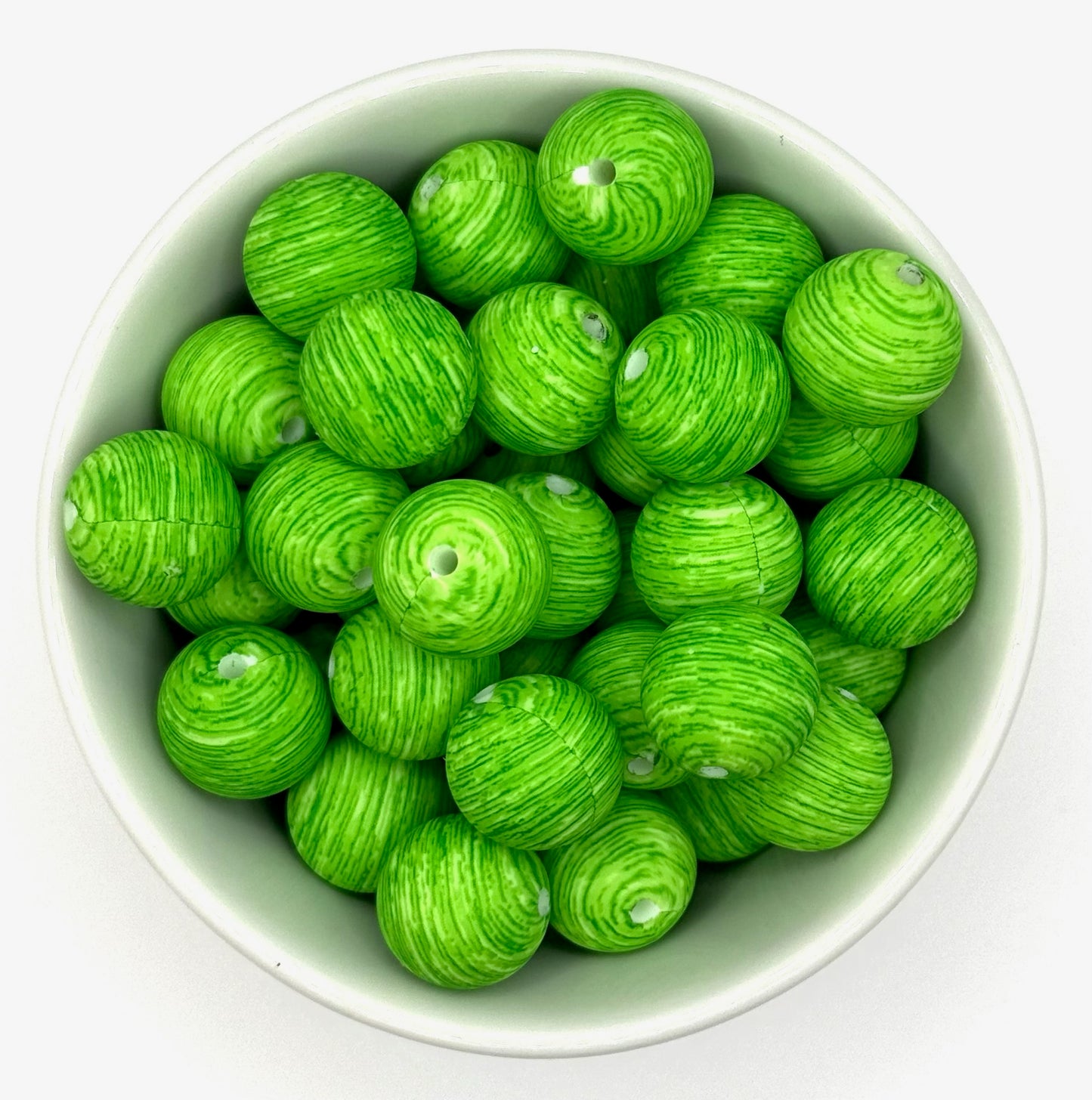 Printed 15mm Silicone Bead | Silicone Printed Beads