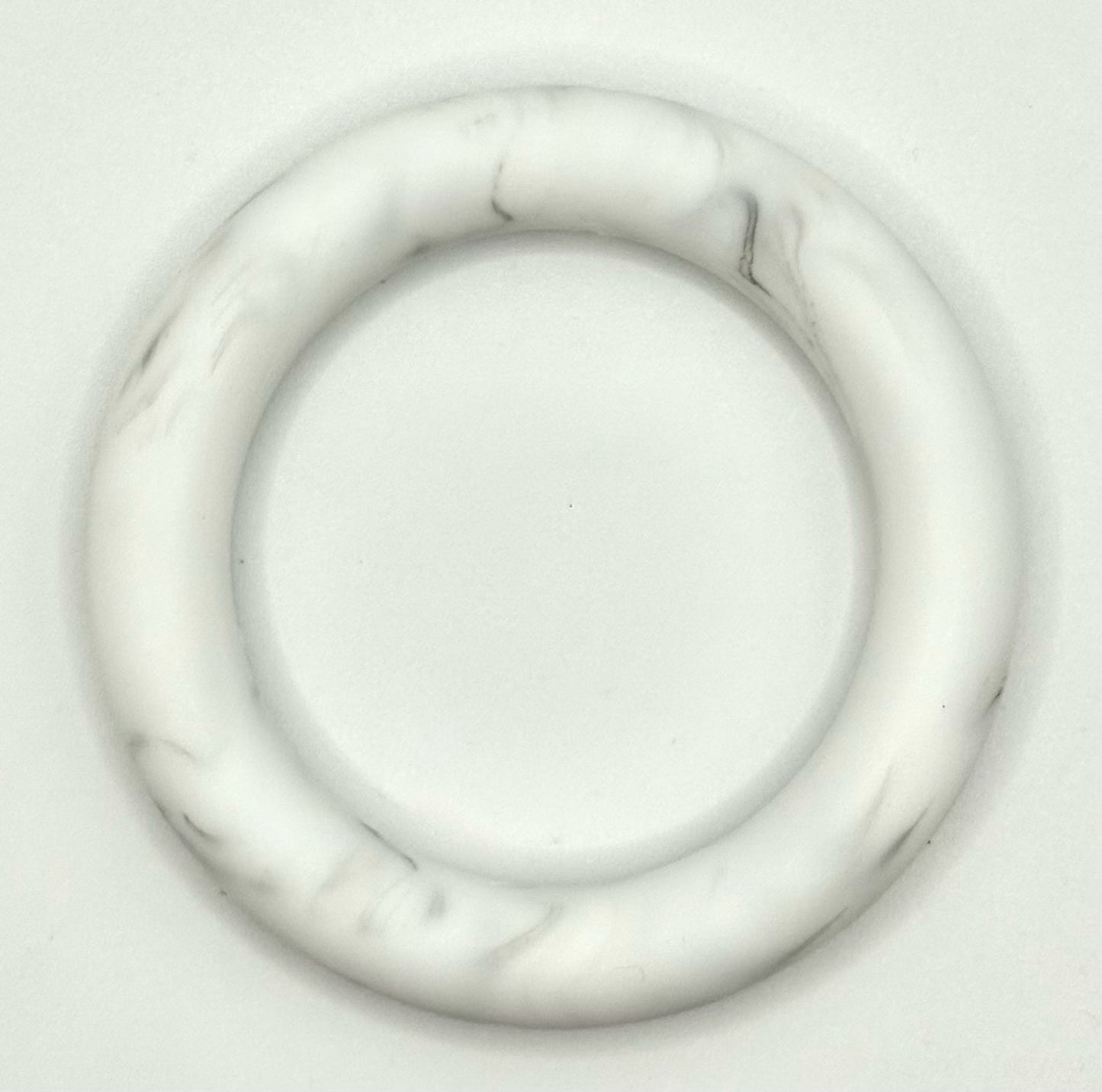 65mm Round Silicone Rings Solid Colours