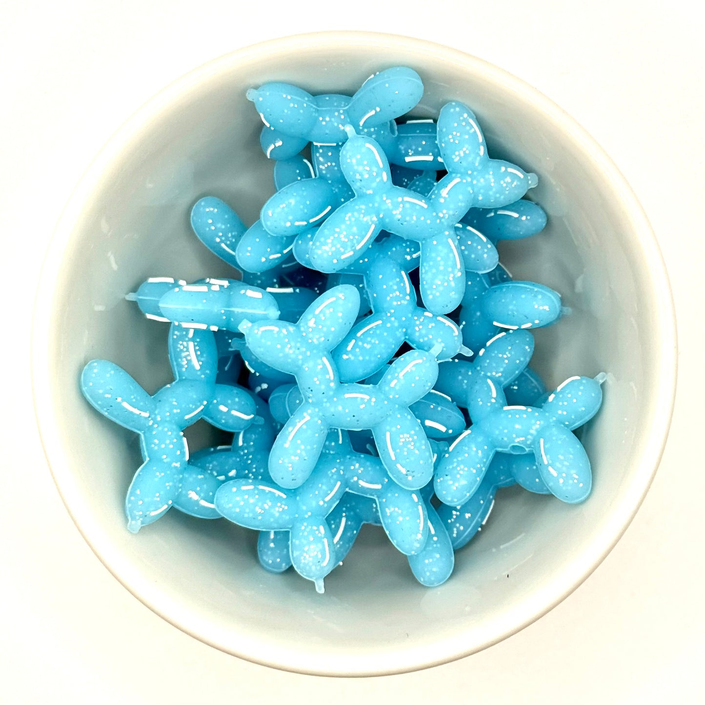 Balloon Dog Glow in the Dark | Silicone Focal Bead