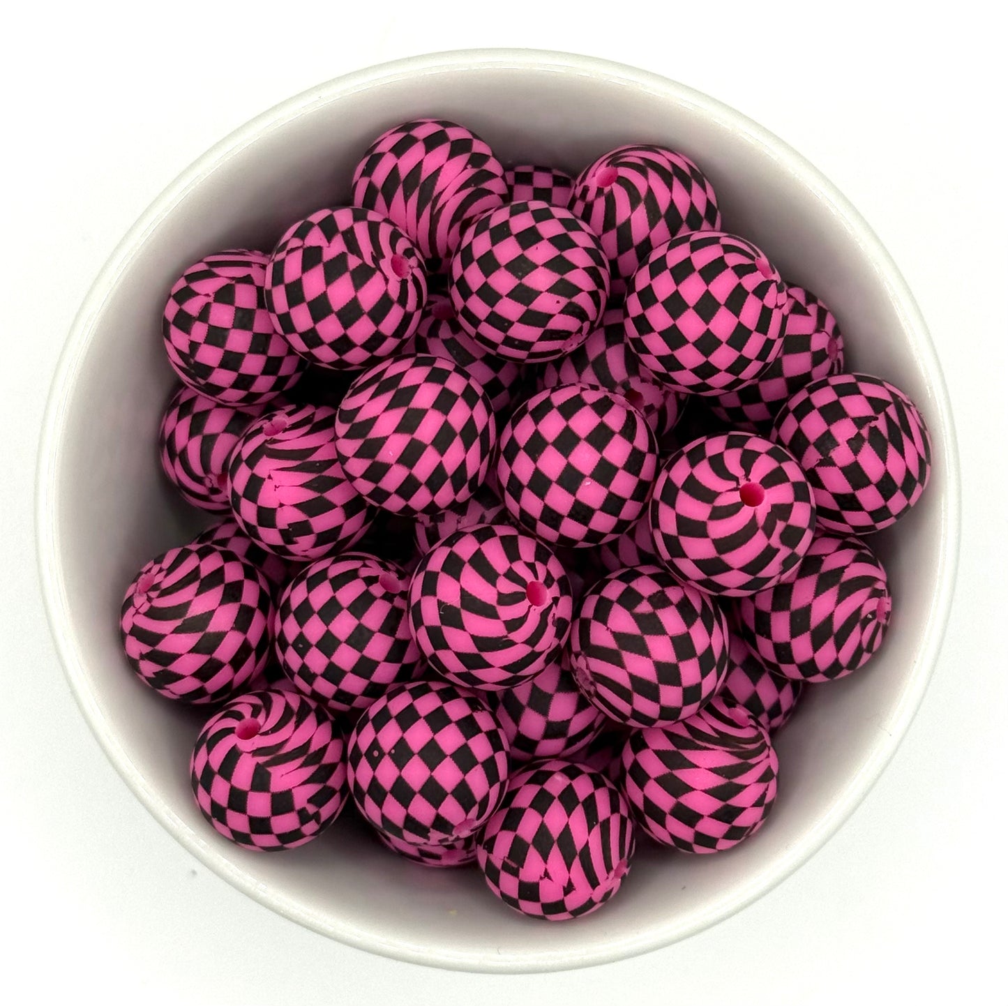 Printed 15mm Silicone Bead | Silicone Printed Beads