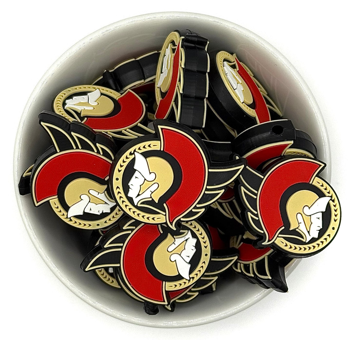 Hockey | Multiple Options Silicone & PVC Focal Bead