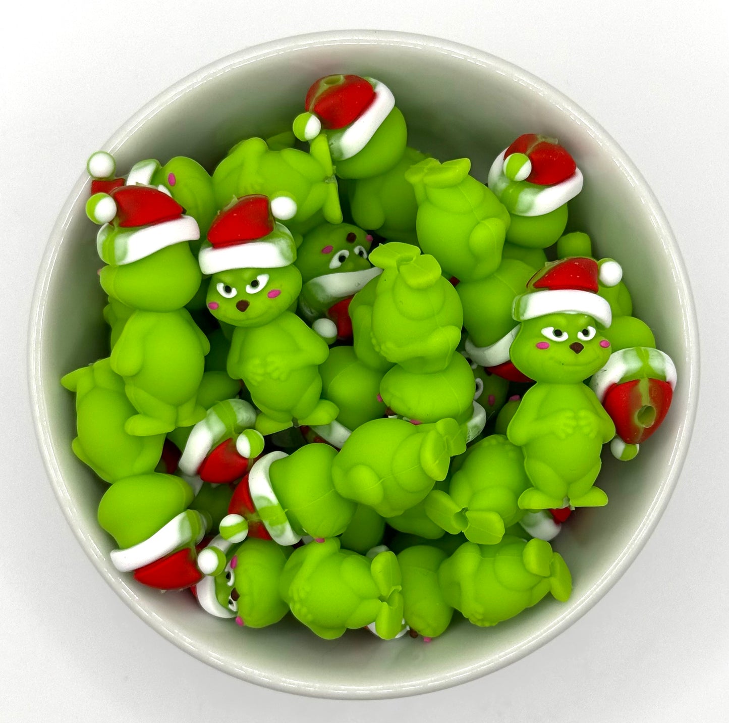 Santa Grinch | 3D Silicone Focal Bead