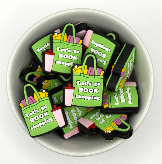 Let’s go Book Shopping | Silicone Focal Bead