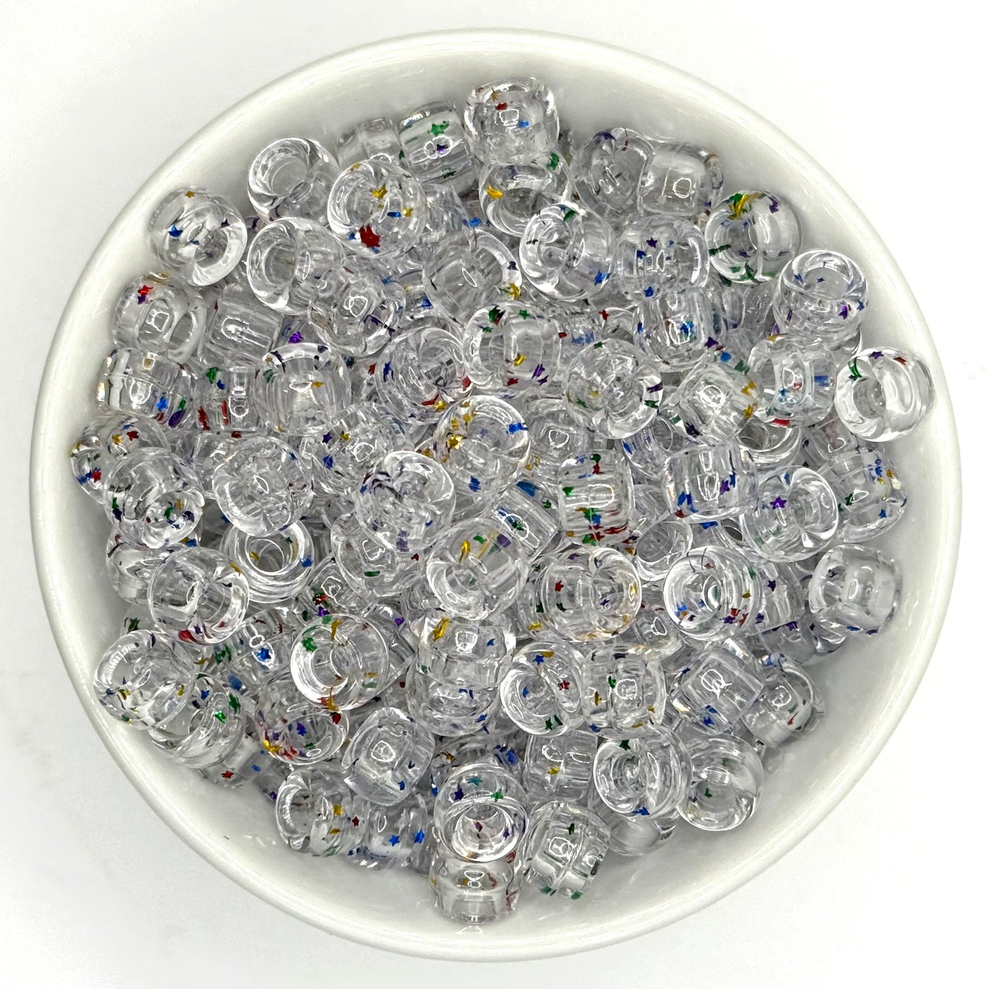 Confetti Large Hole Beads | Acrylic Beads