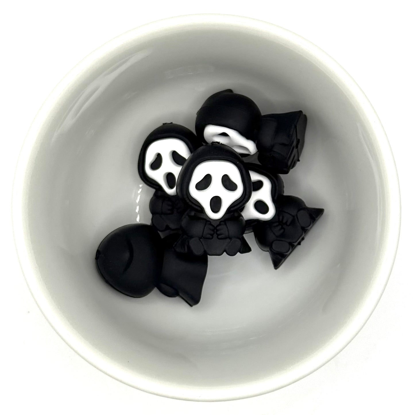 Ghost Face Colours | 3D Silicone Focal Bead