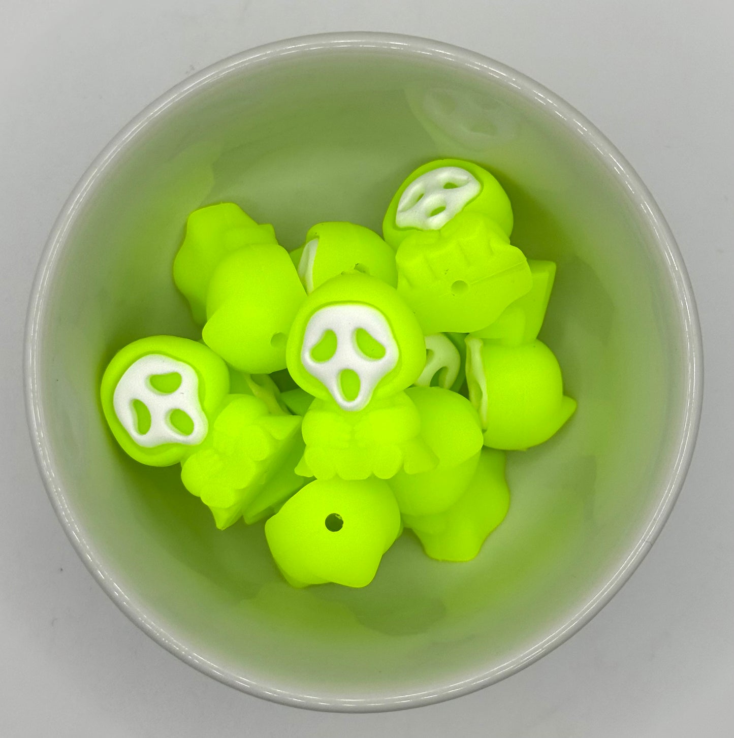 Ghost Face Colours | 3D Silicone Focal Bead
