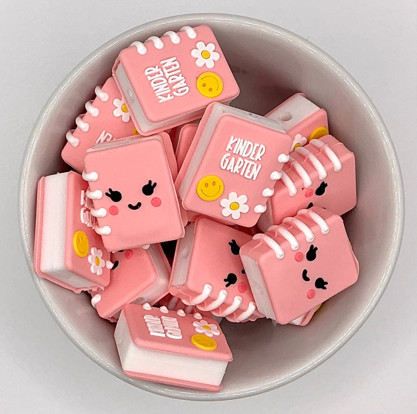 Kindergarten Book | Silicone Focal Bead