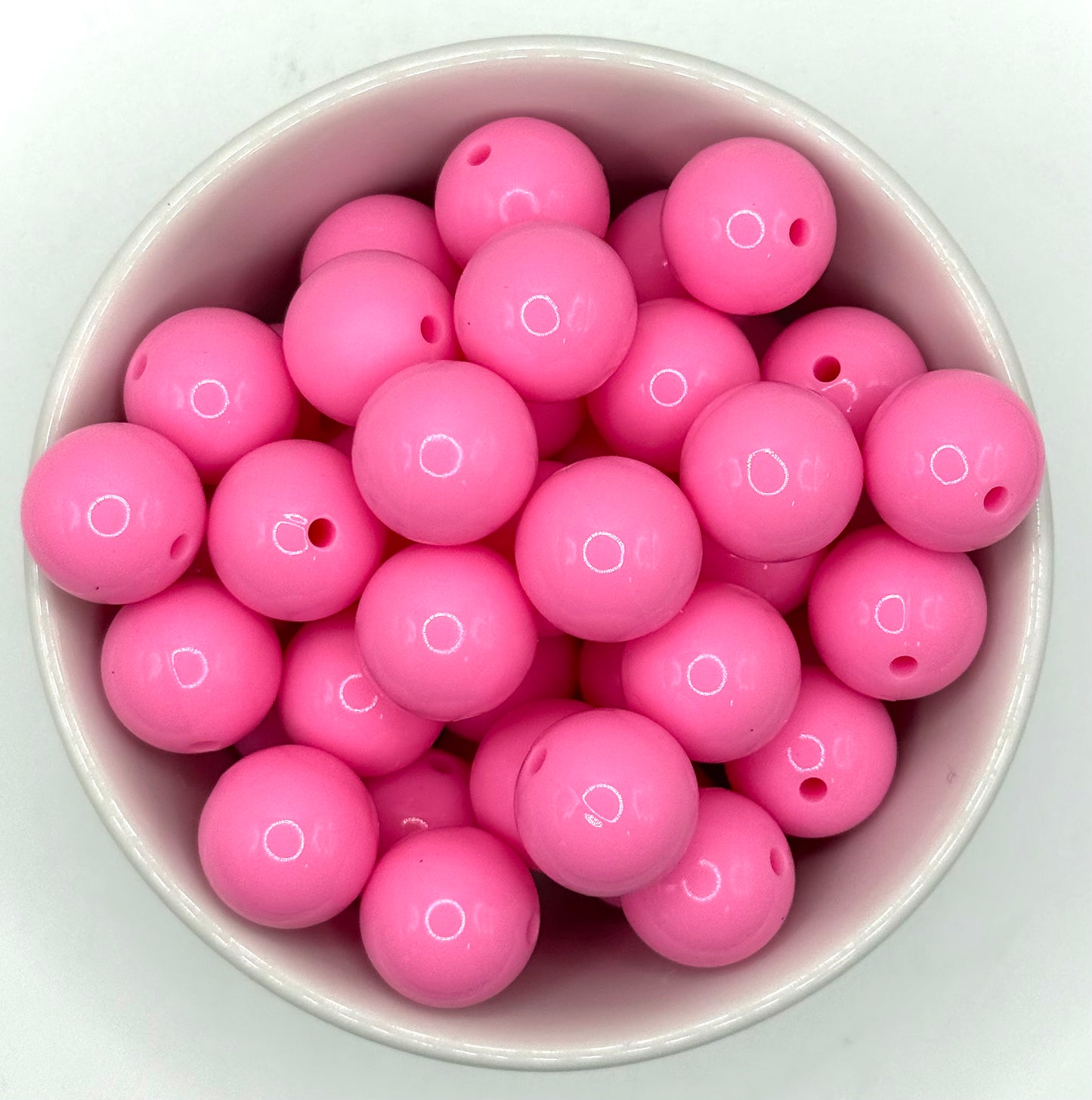 Glossy 15mm Round | Silicone Beads