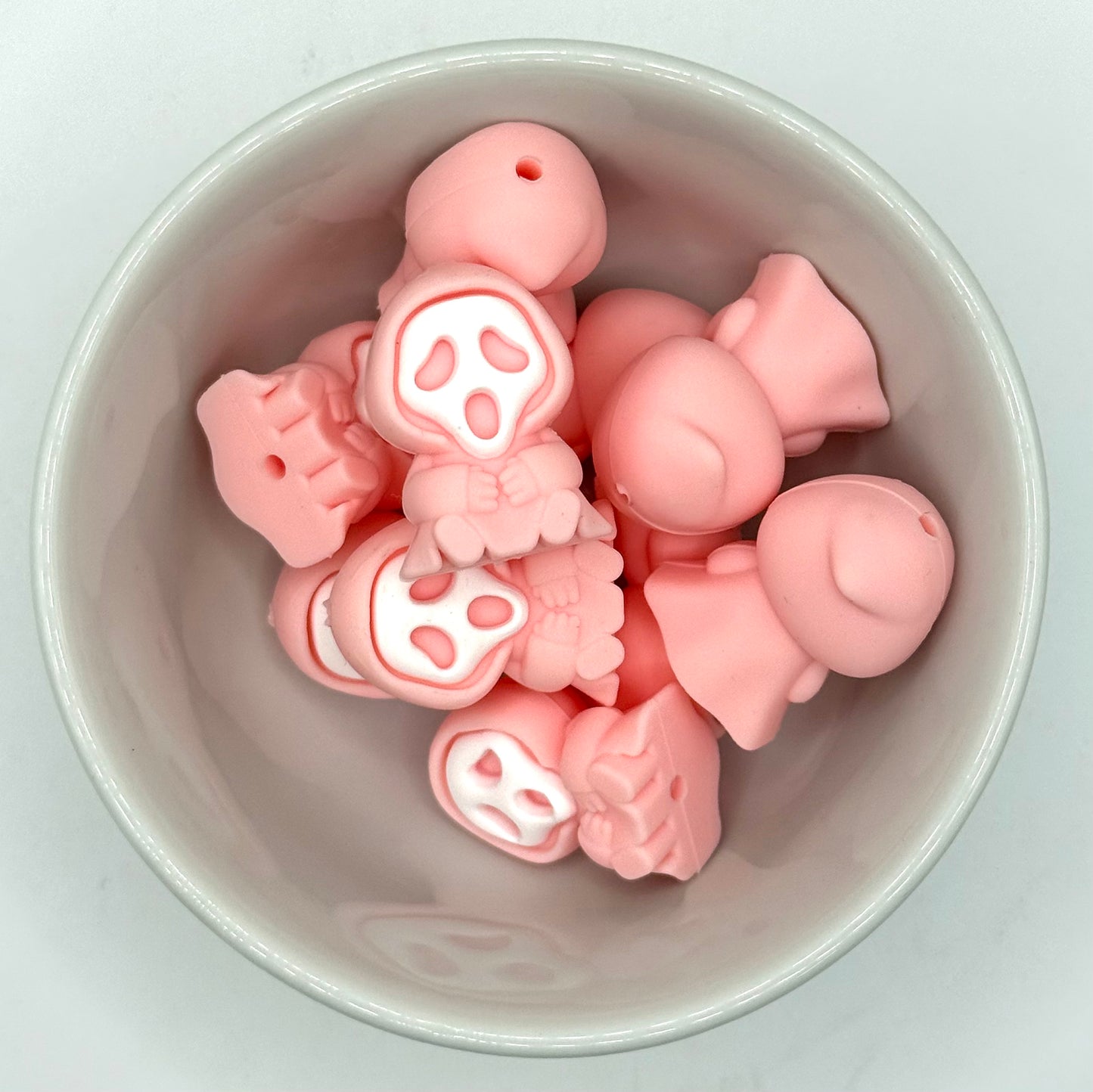Ghost Face Colours | 3D Silicone Focal Bead