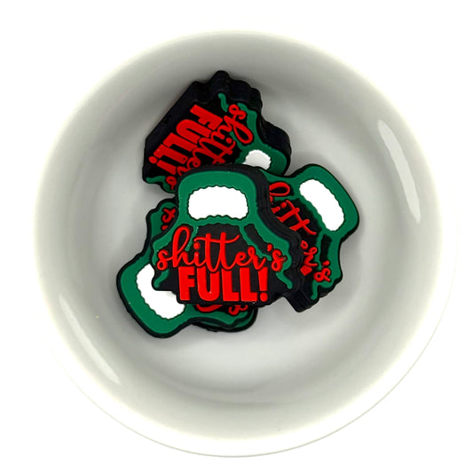 Shitters’ Full! | Silicone Focal Bead