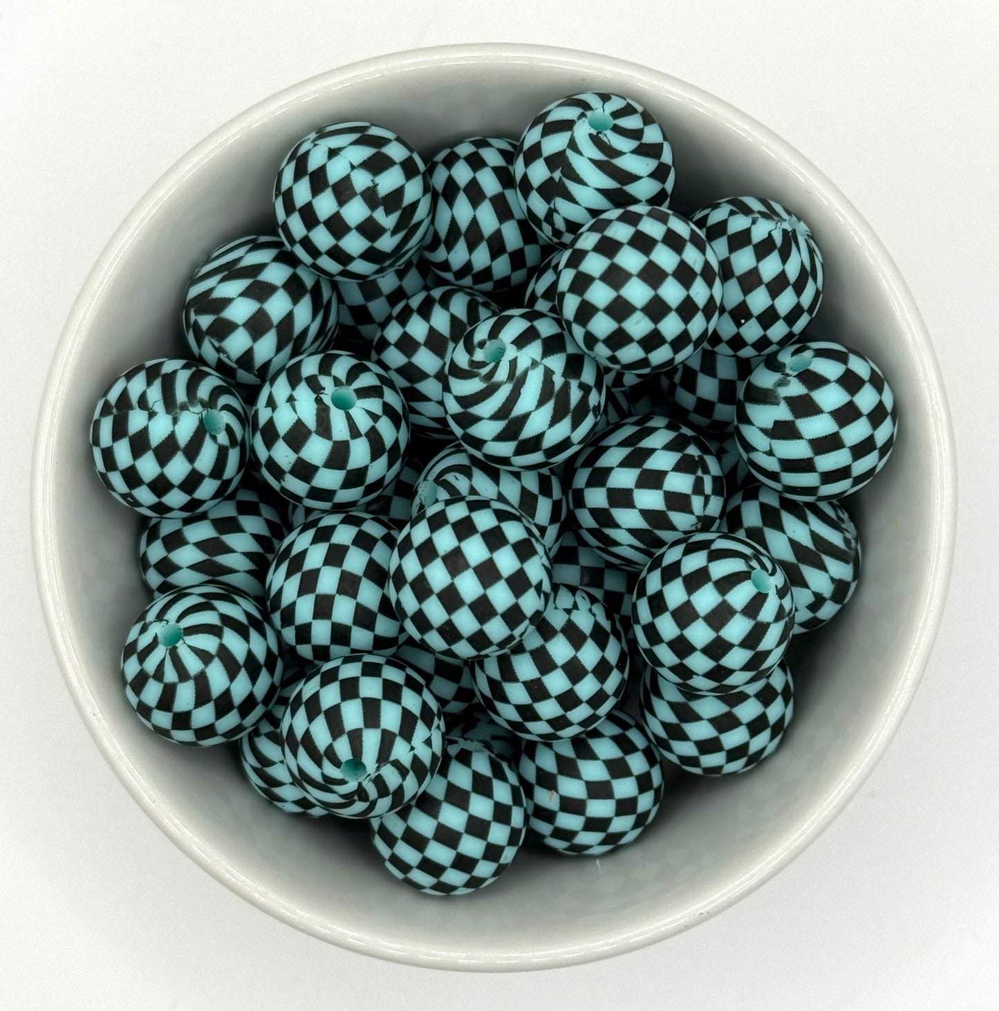 Printed 15mm Silicone Bead | Silicone Printed Beads