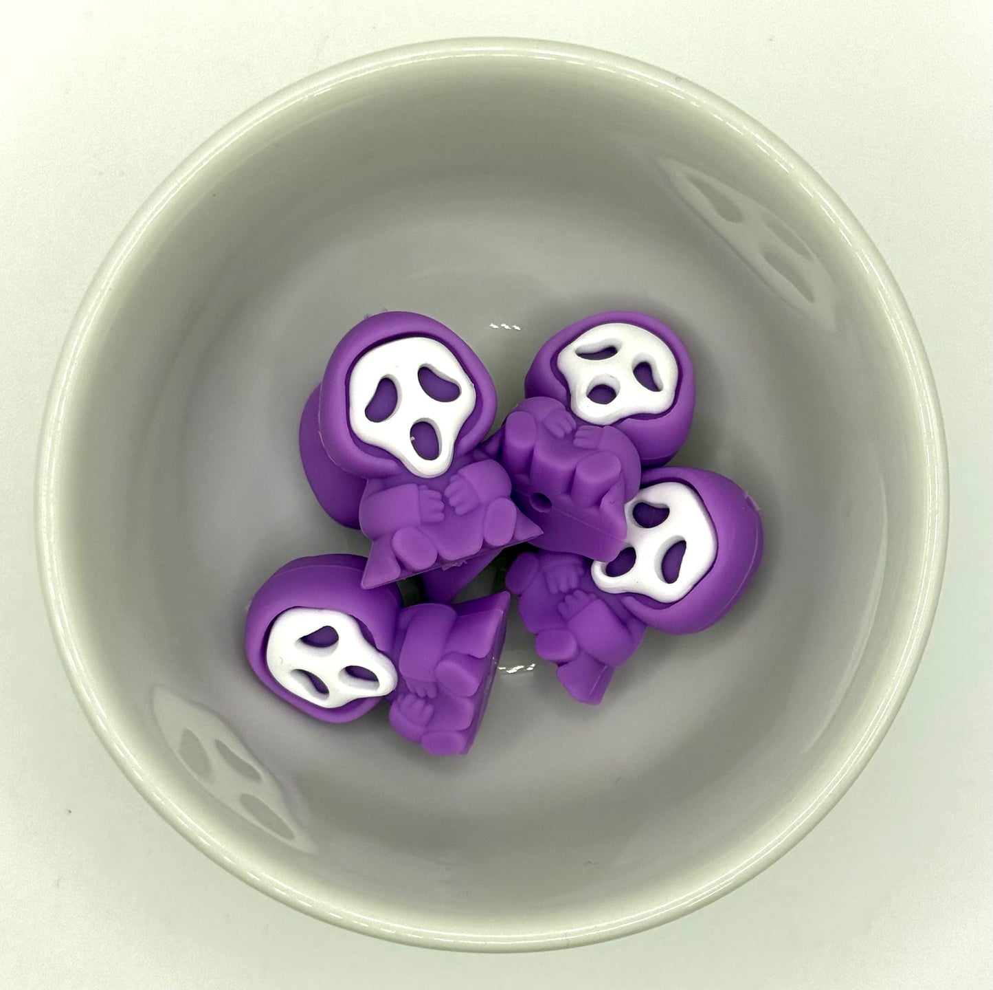 Ghost Face Colours | 3D Silicone Focal Bead