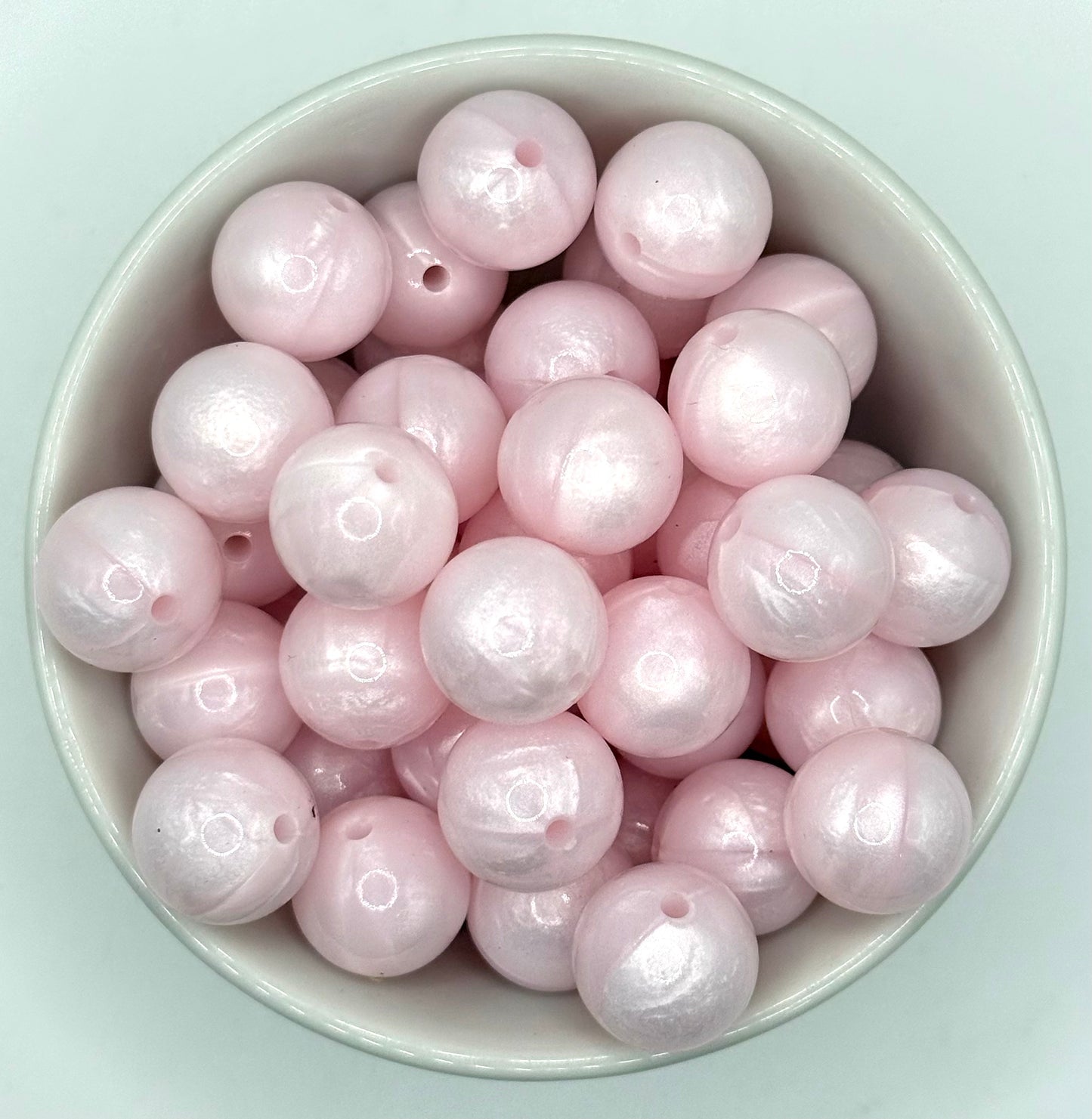 Pearl 15mm Round | Silicone Beads