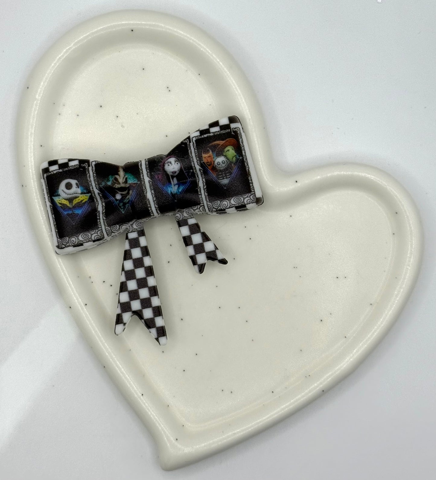 Horror Printed Bows | Focal Silicone Beads