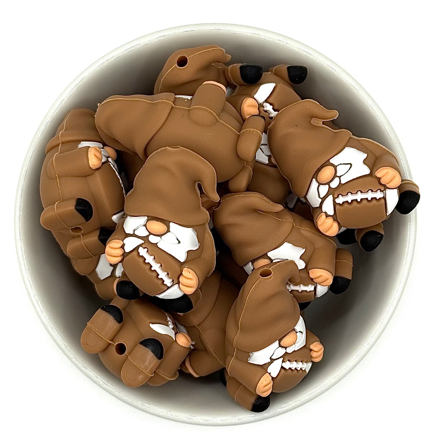 Football Gnome | Silicone Focal Bead