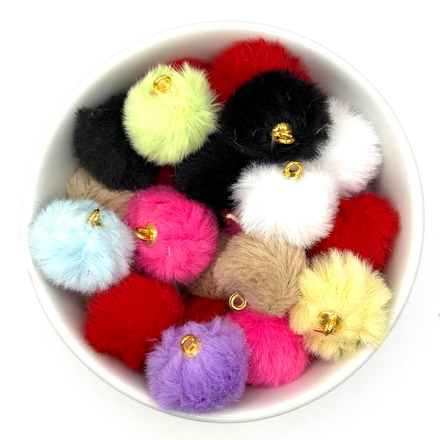Pom Pom Charms Small | Packs of 10 | Accessories