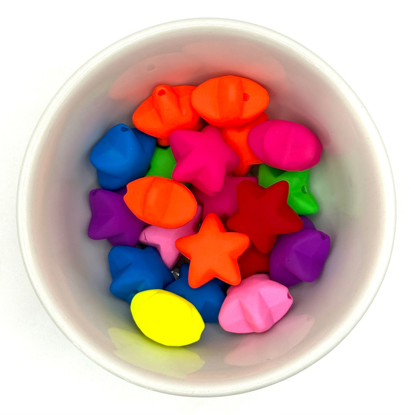 Neon Stars | 3 Pack | Acrylic Beads