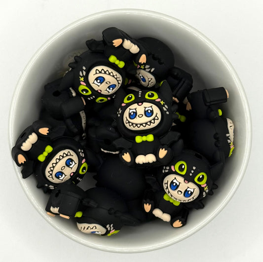 Spooky Labu Monster | Silicone Focal Bead
