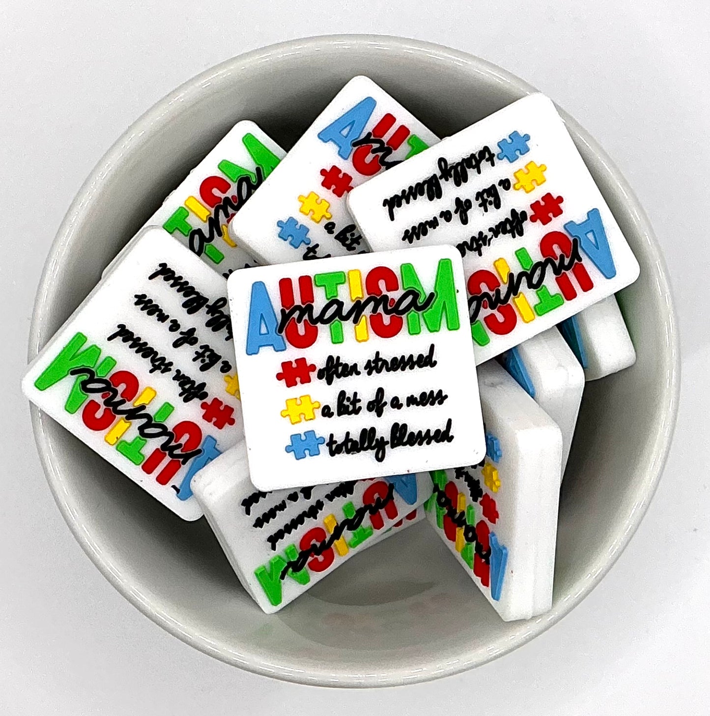 Autism Mama💙 | Silicone Focal Beads