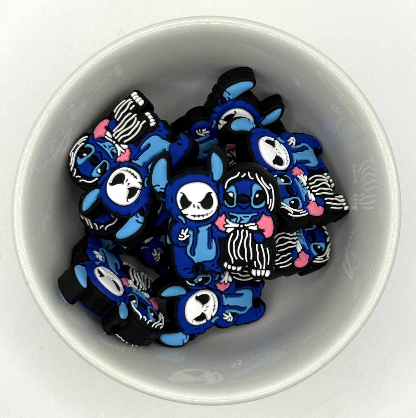 Haunted Stitch Duo | Silicone Focal Bead