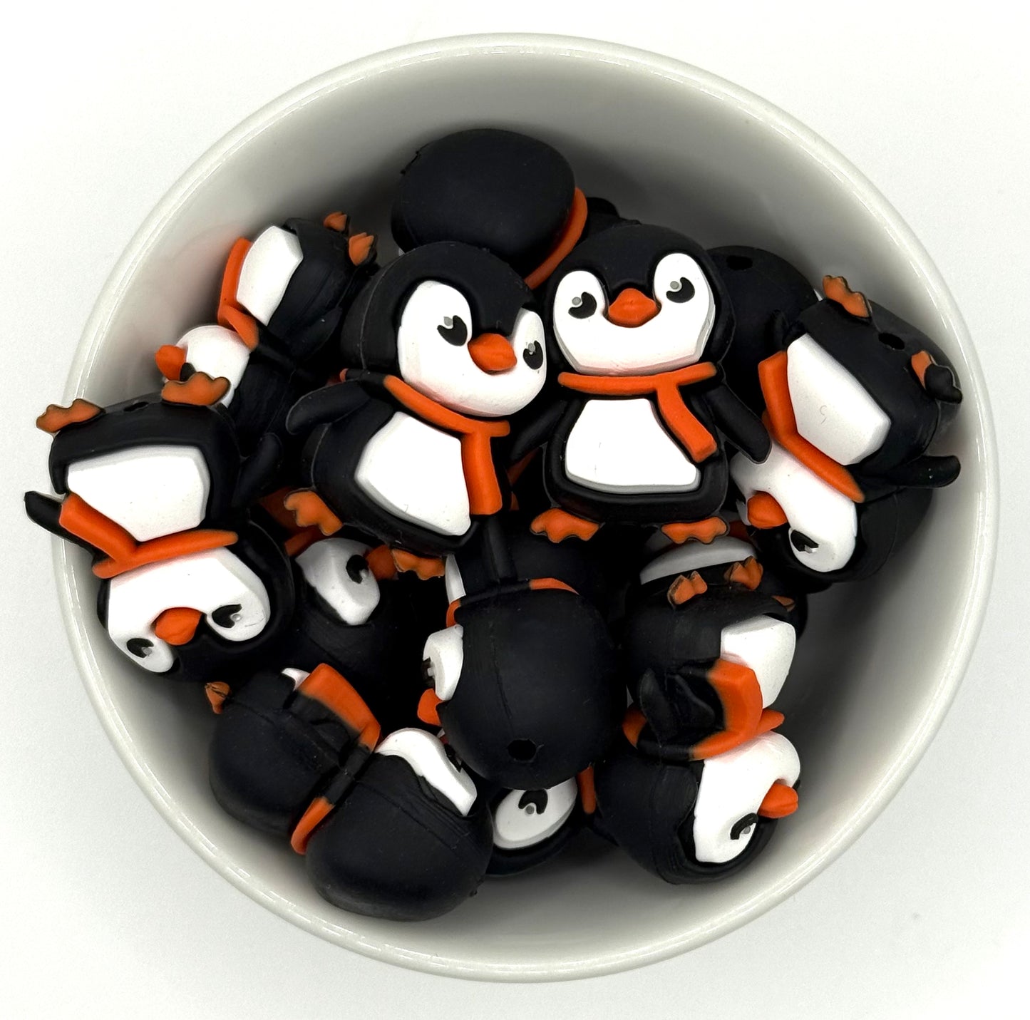 Penguin Penny | 3D Silicone Focal Bead